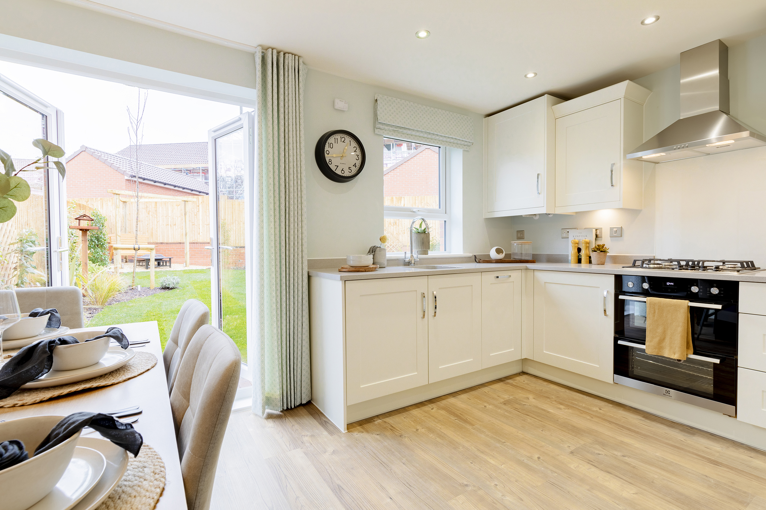 Open plan kitchen in the Ellerton 3 bedroom home
