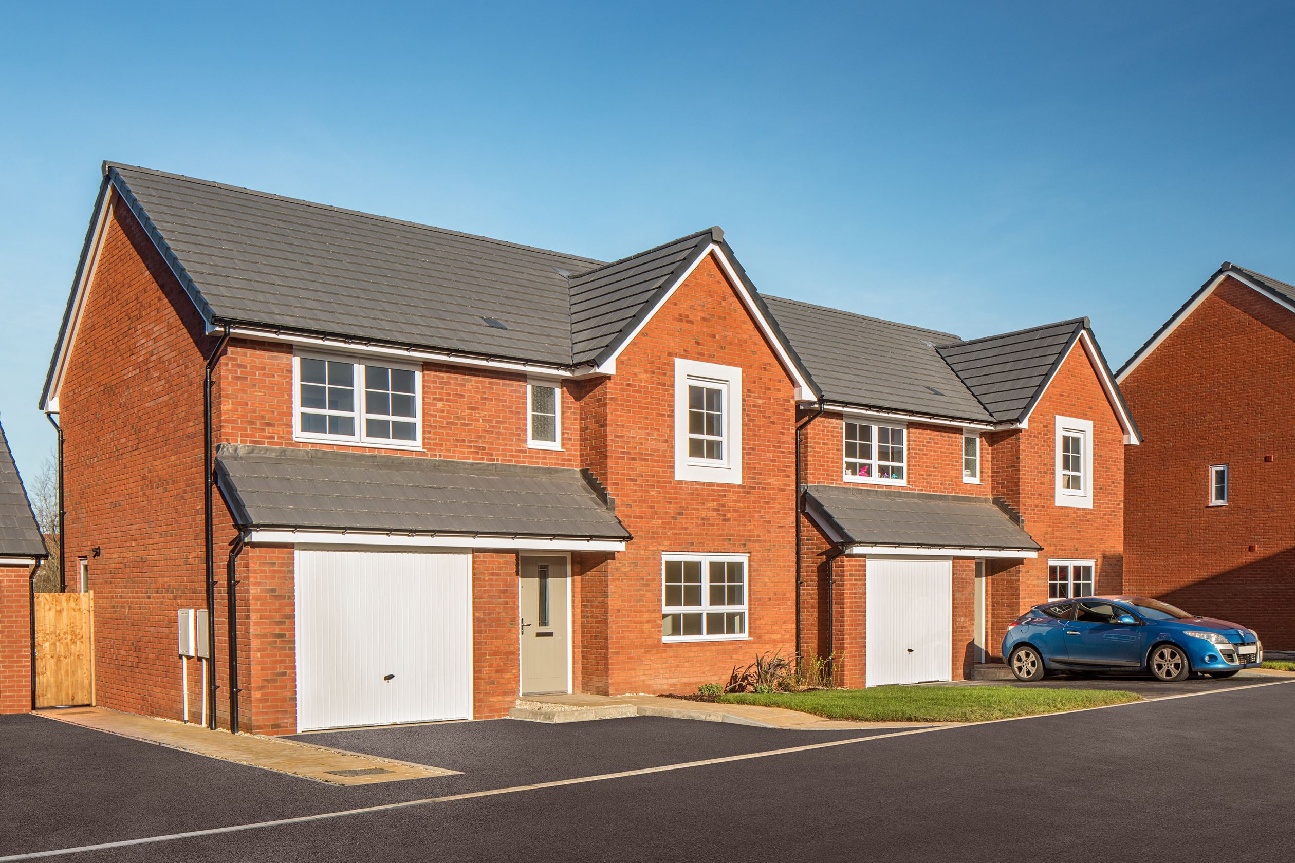 Outside view of the Hemsworth 4 bedroom detached home