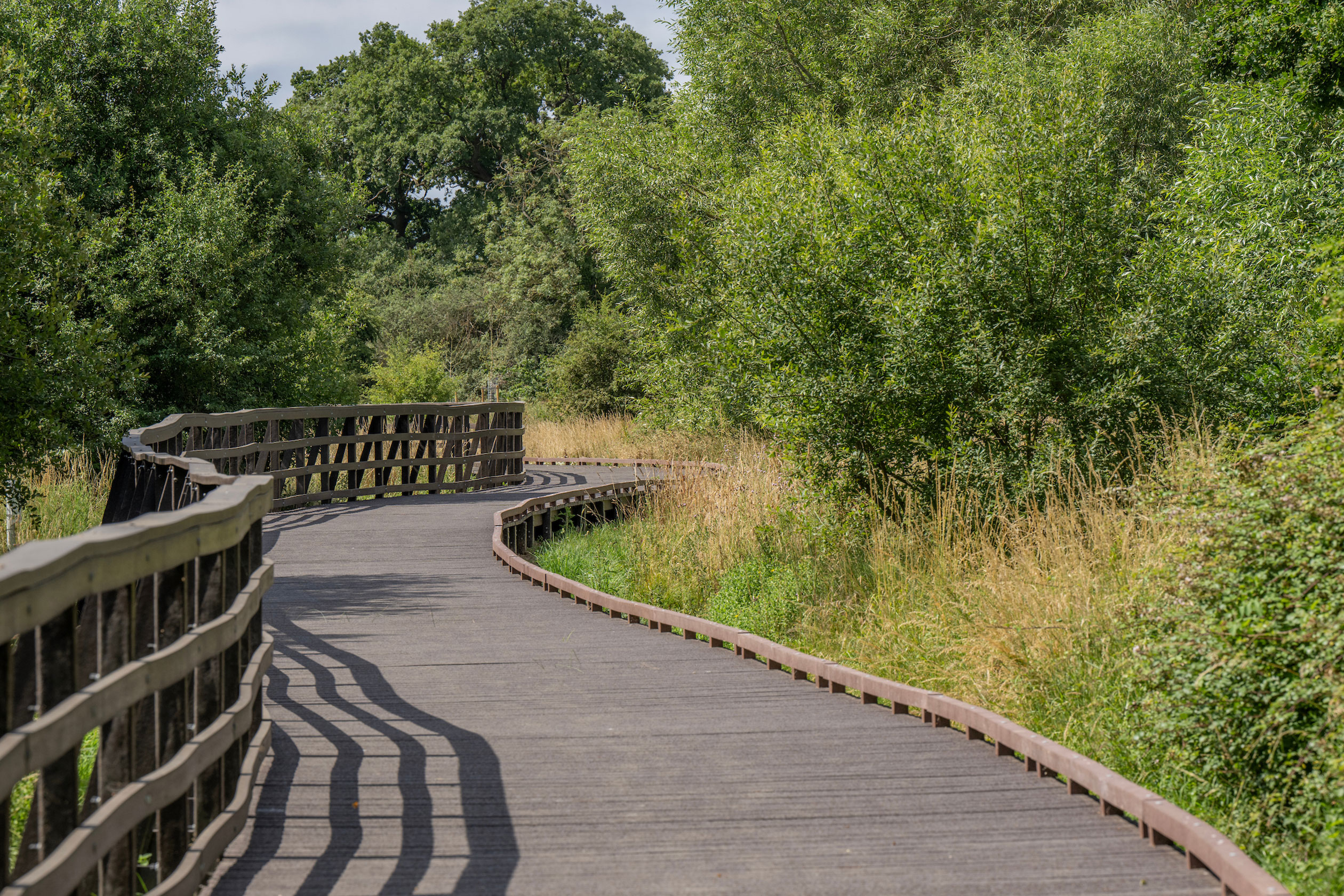 Boardwalk connecting Wichelstowe