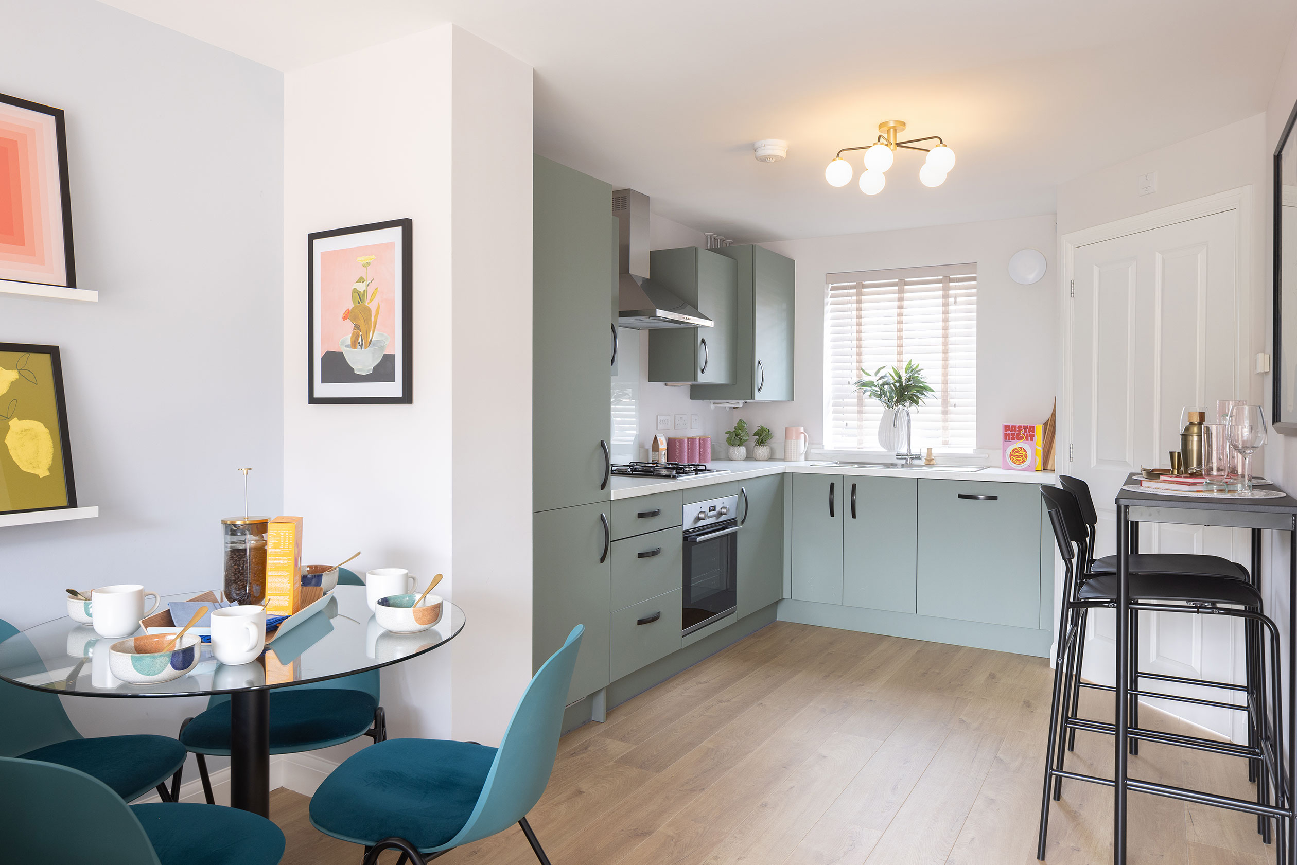 Modern kitchen in the Denford 2 bedroom home
