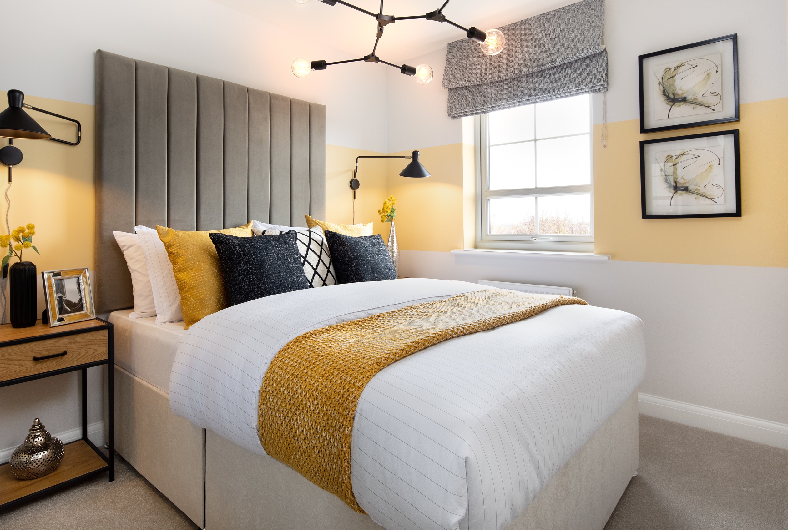 En suite main bedroom in the Ellerton 3 bedroom home