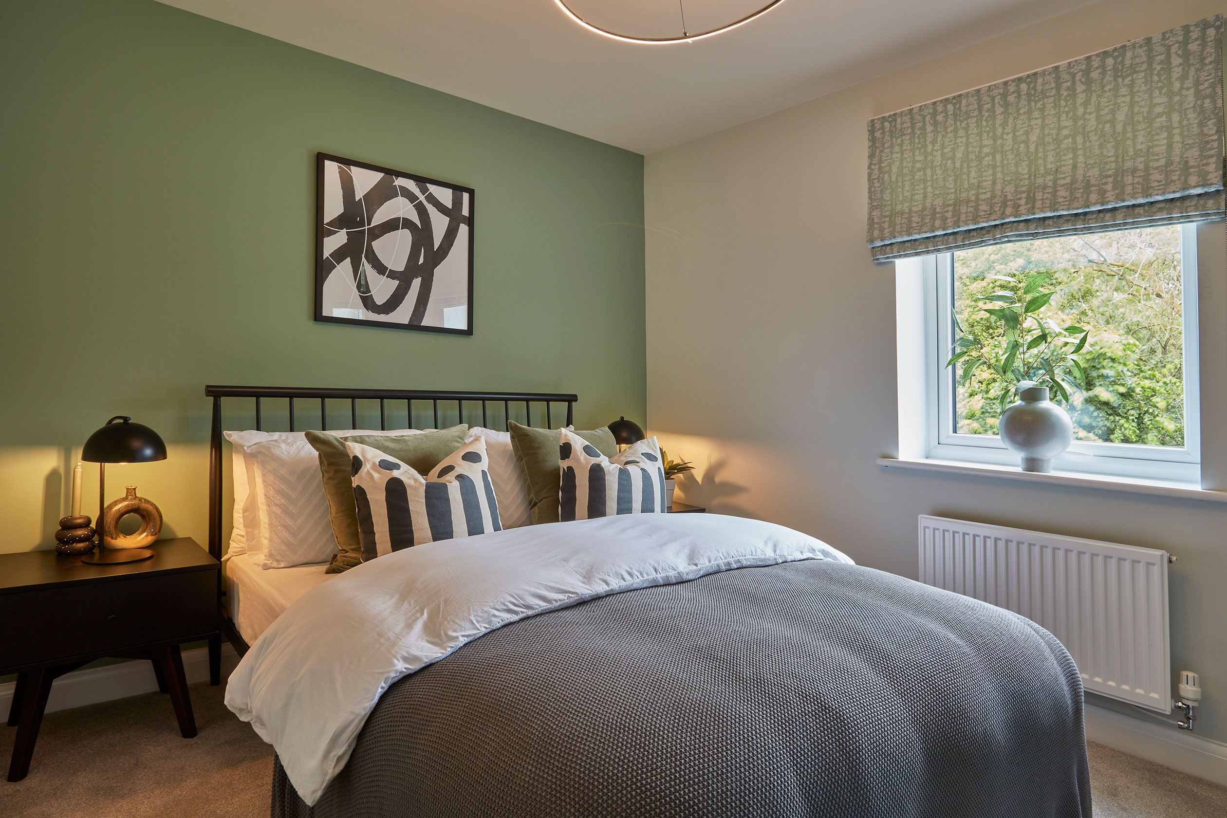 En suite main bedroom in the Moresby 3 bedroom home