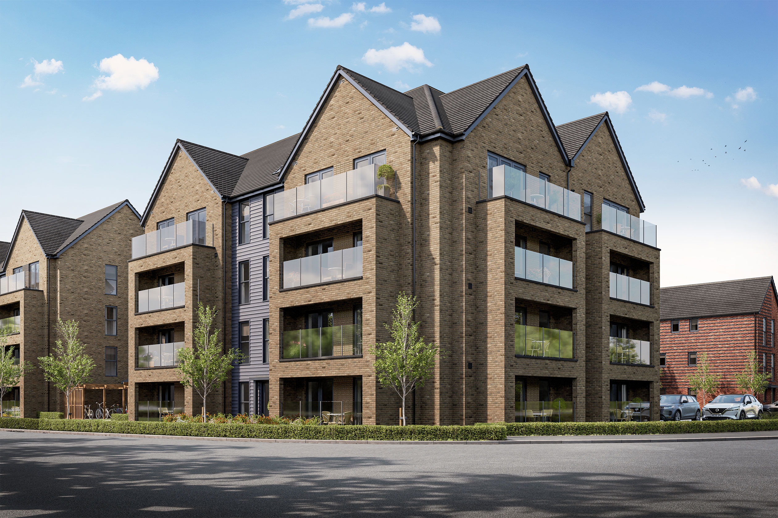 Illustrative image of the Alder, Birch and Cedar at Wichel Fields @ Wichelstowe