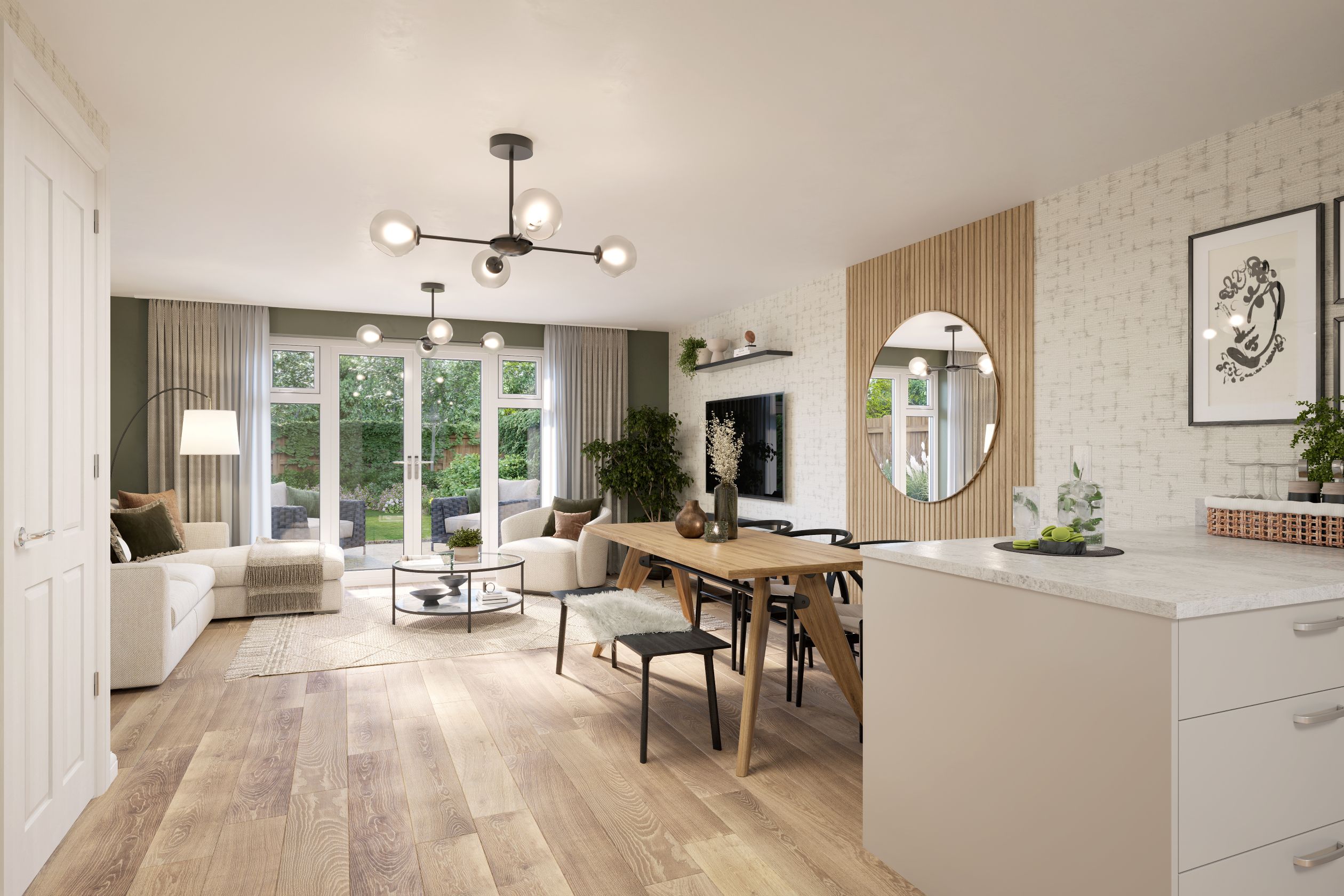 The Oak  Living/Dining area 