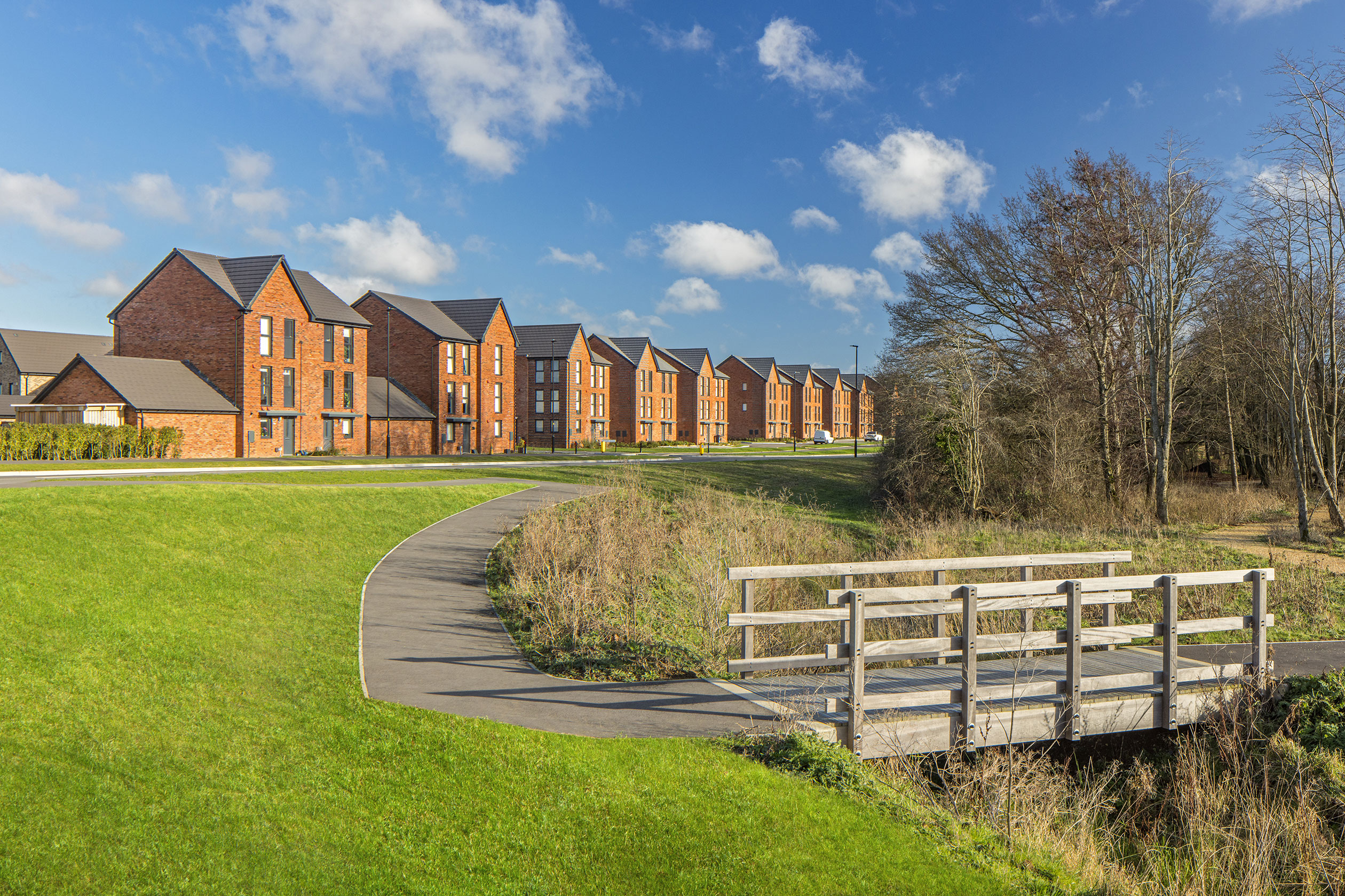 Street scene of Wichel Fields @ Wichelstowe