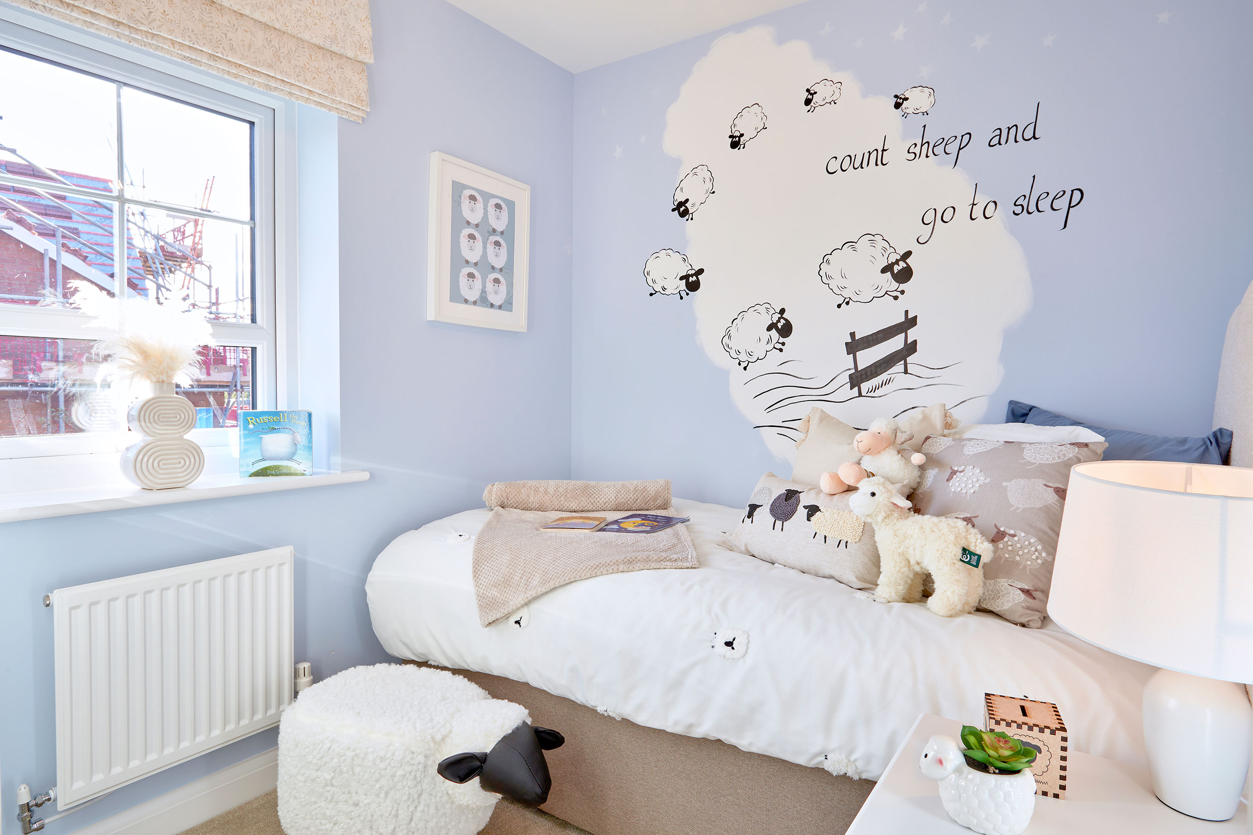 Single bedroom in the Chester 4 bedroom home