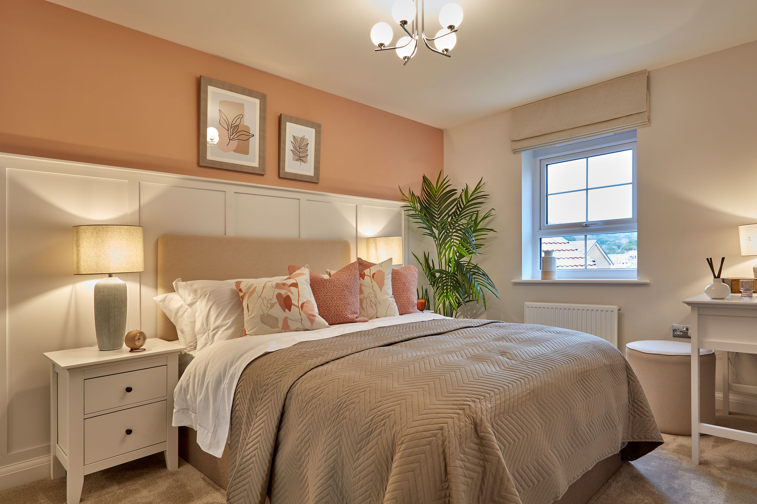 Further double bedroom in the Woodcote 4 bedroom home