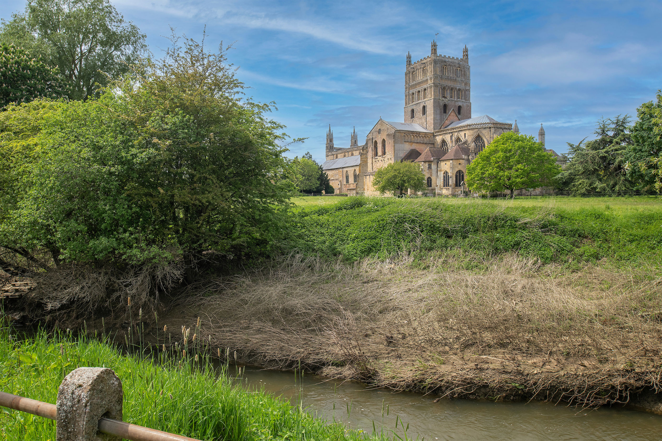Local area image of the Abbey in Tewkesbury