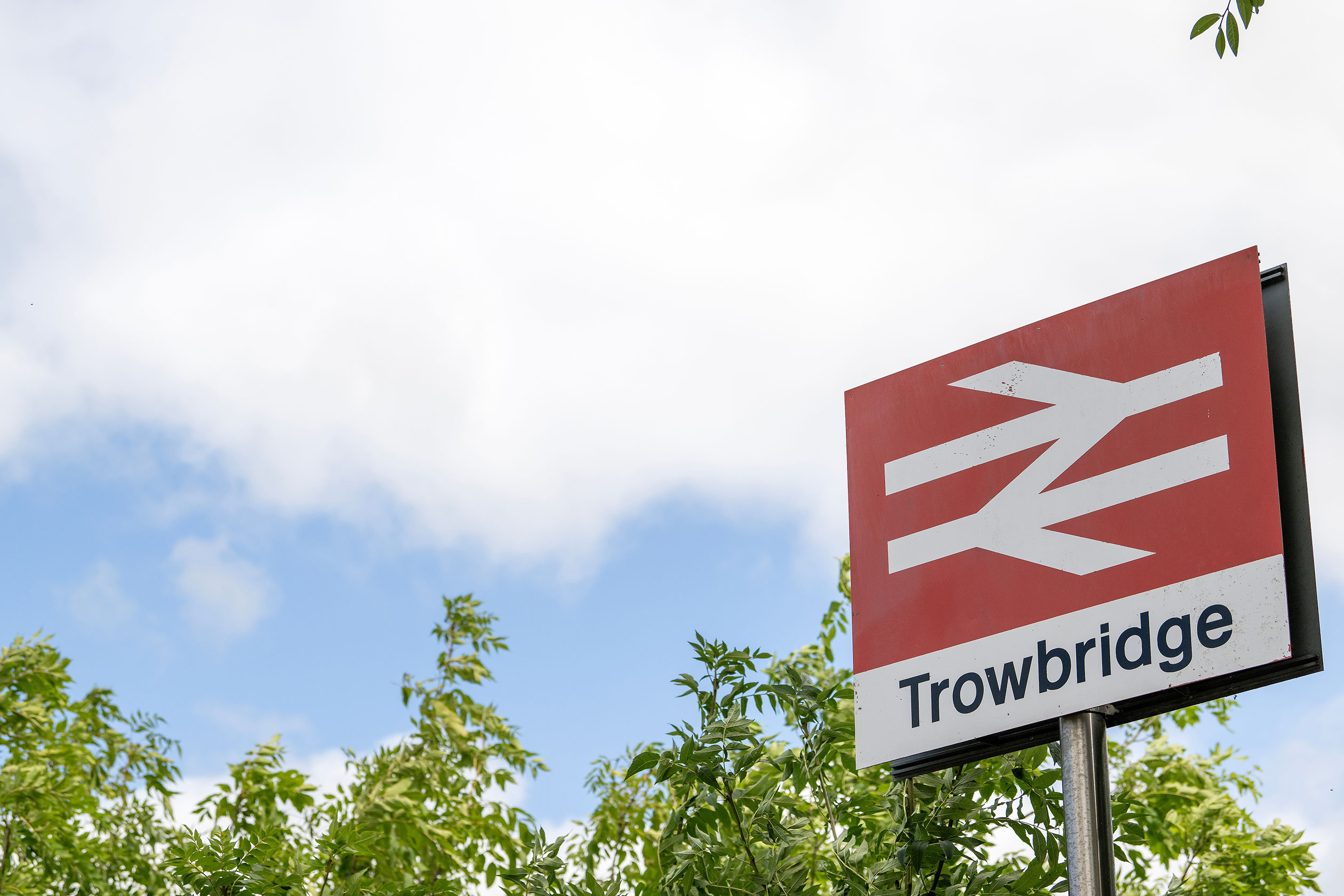 Image of train station in Trowbridge