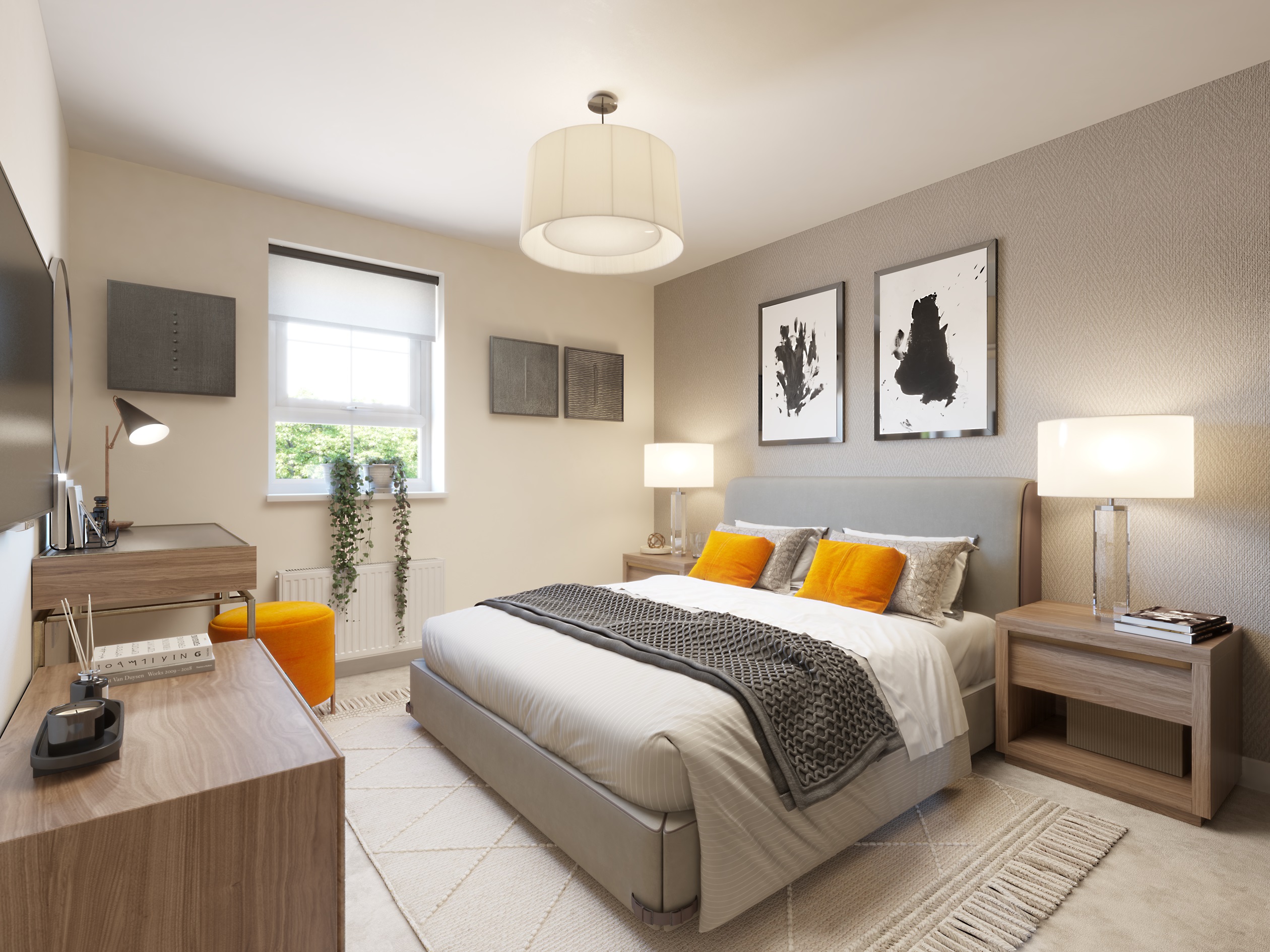 Main bedroom in the Alverton 2 bedroom home