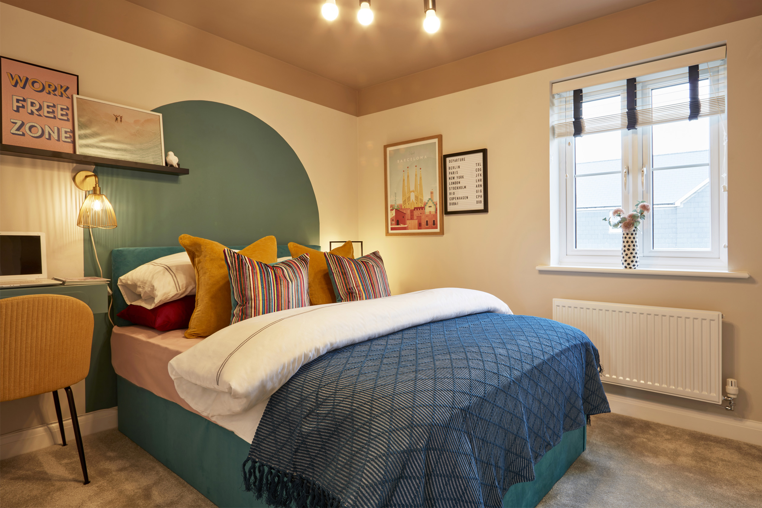 Further double bedroom in the Denford 2 bedroom home