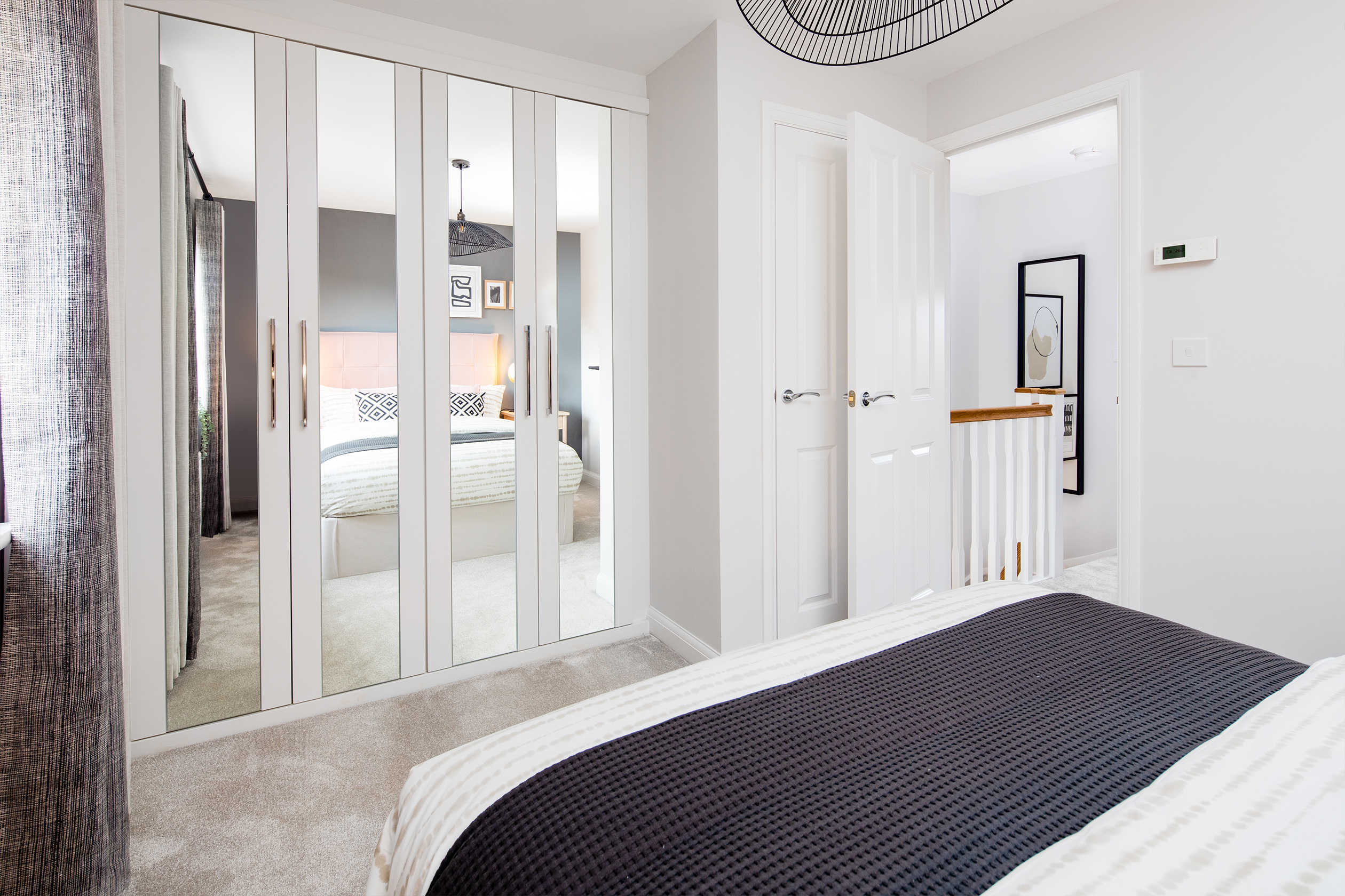 Main bedroom with storage in the Kenley 2 bedroom home 