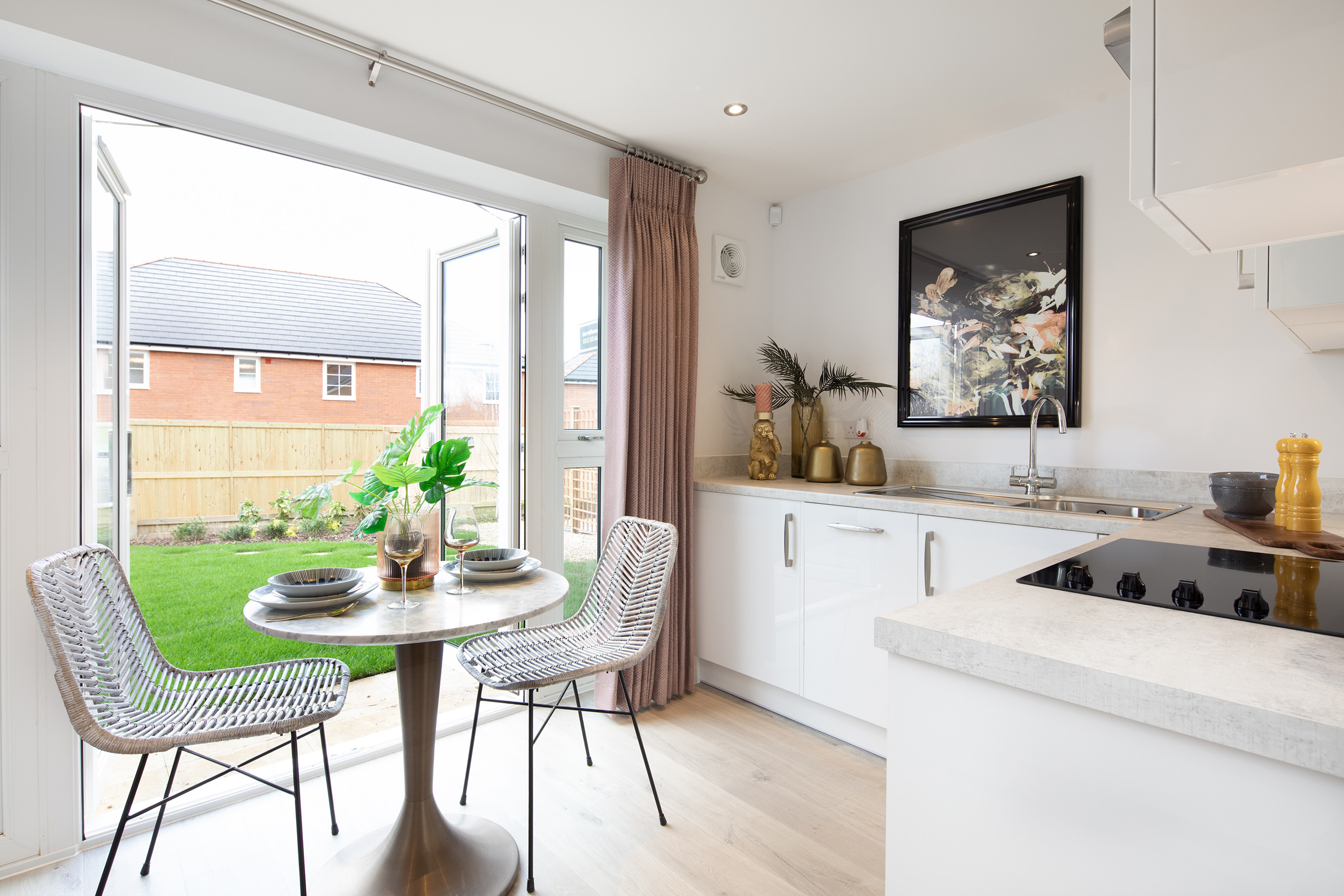 Open plan kitchen in the Kenley 2 bedroom home