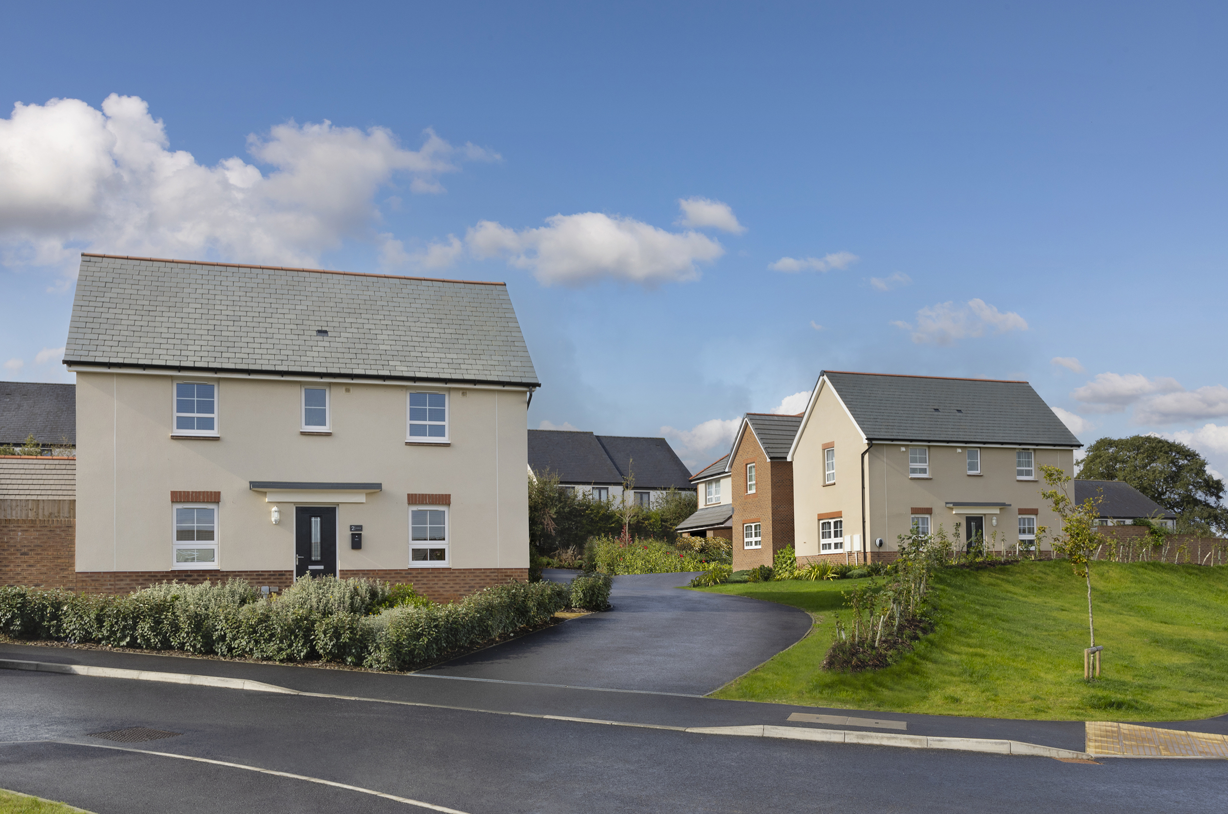 External street scene at Okement Park, Okehampton
