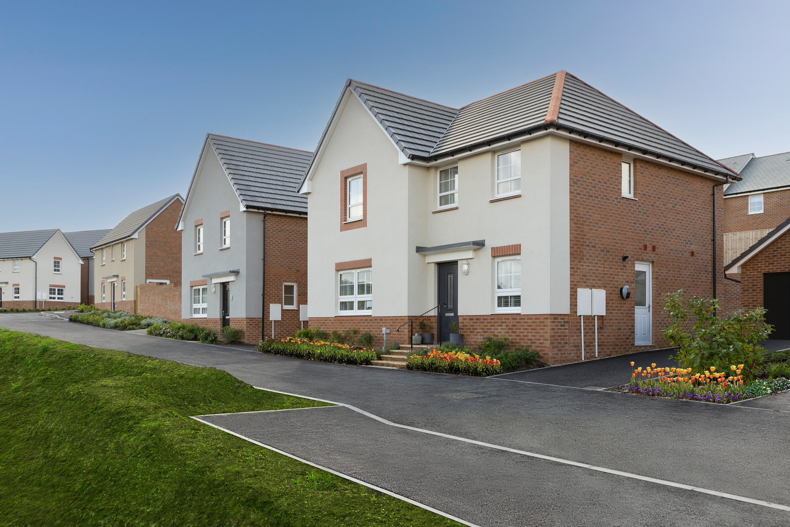 External street scene of Okement Park, Okehampton