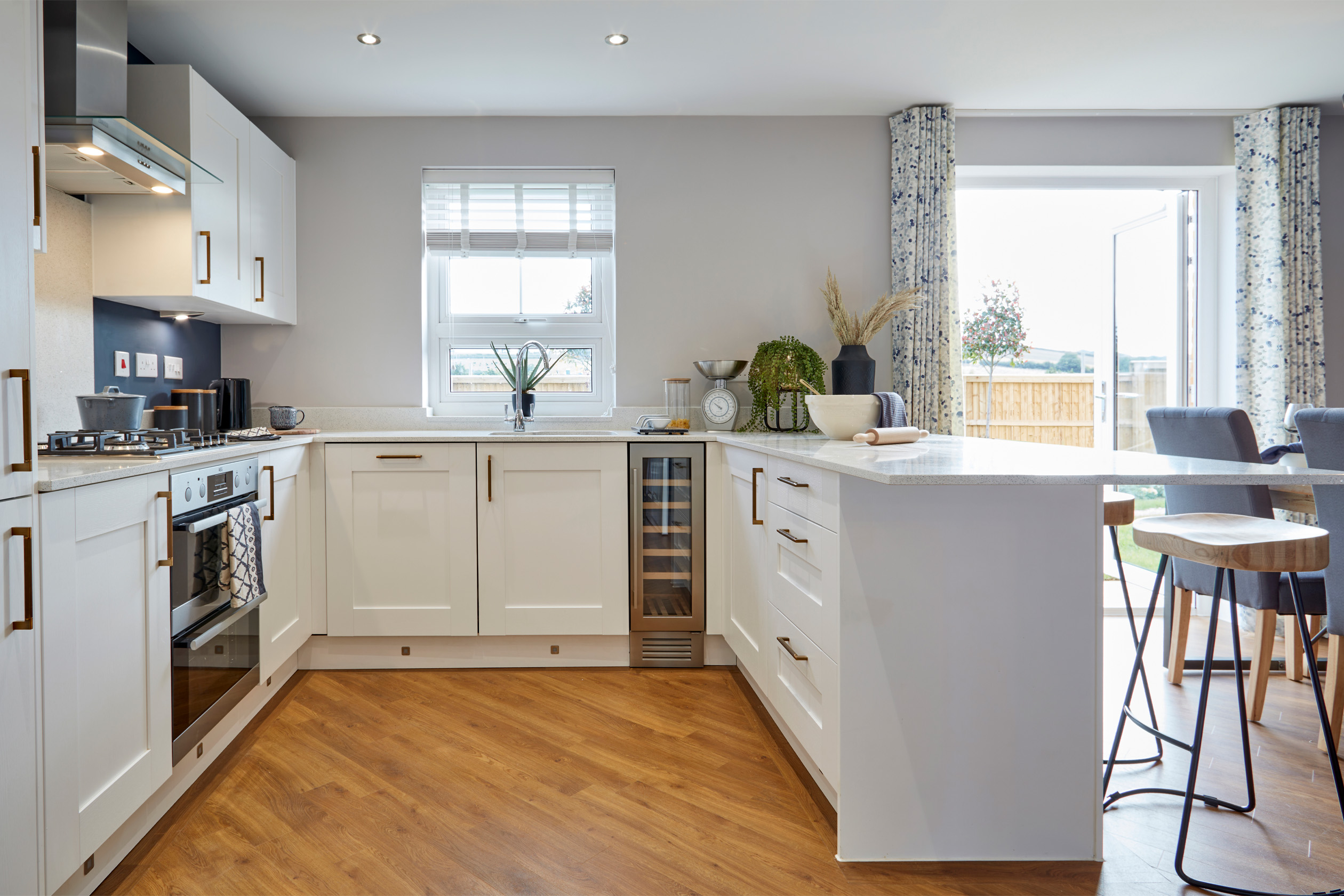 Open plan kitchen in the Chester 4 bedroom home