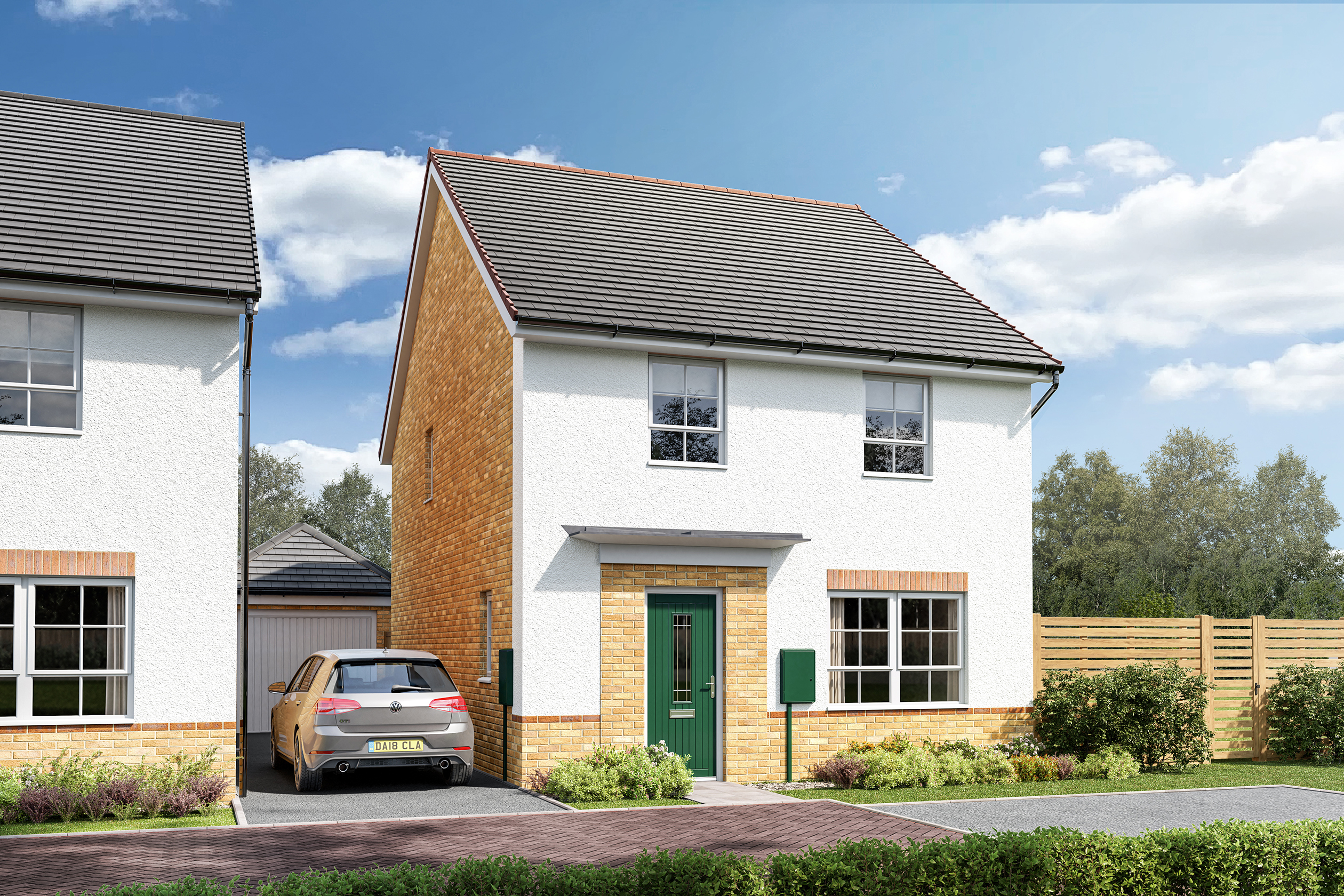 Illustrative image of the Chester 4 bedroom home at Pen Bethan