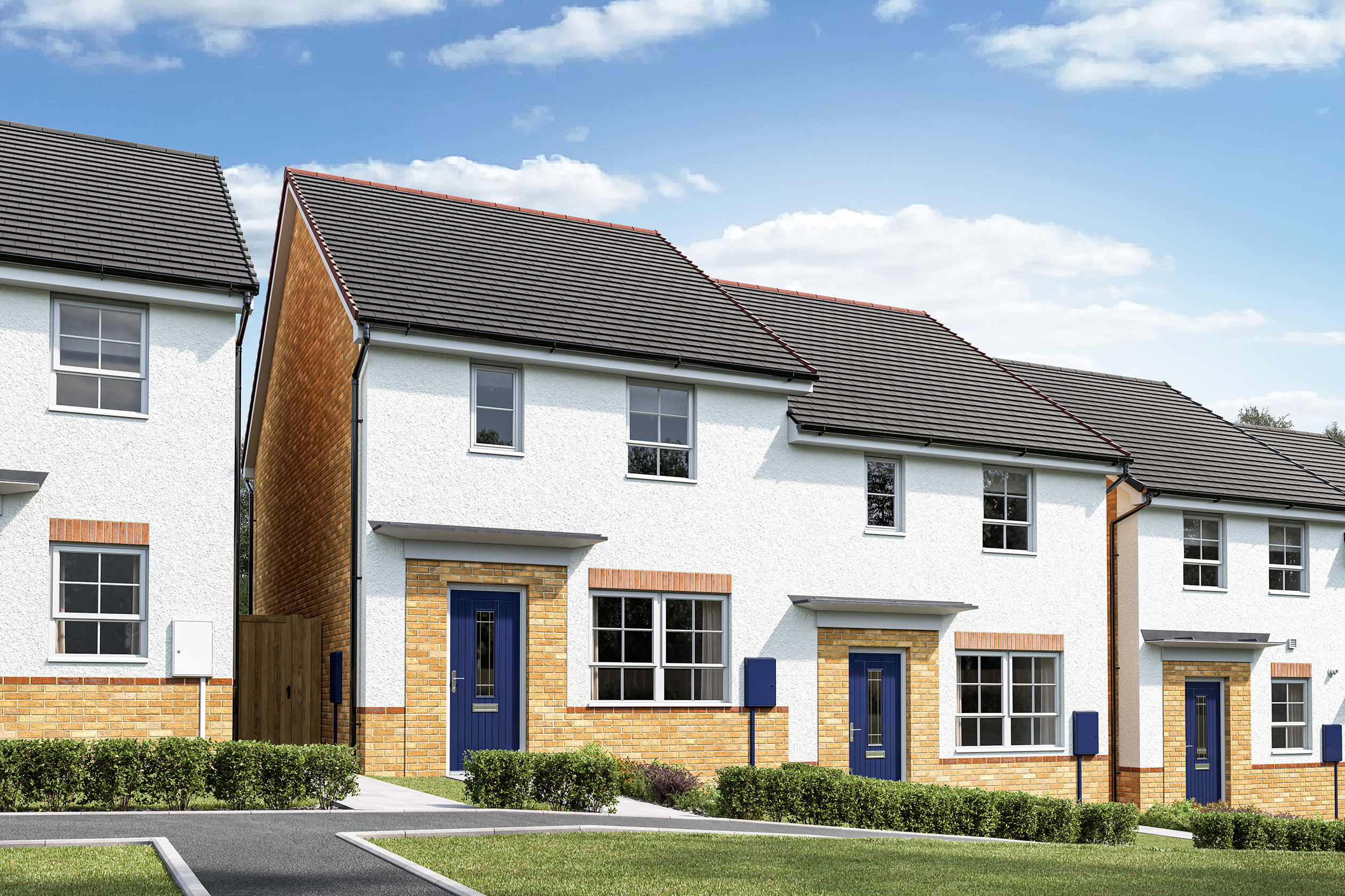 Illustrative image of the Ellerton 3 bedroom home at Pen Bethan