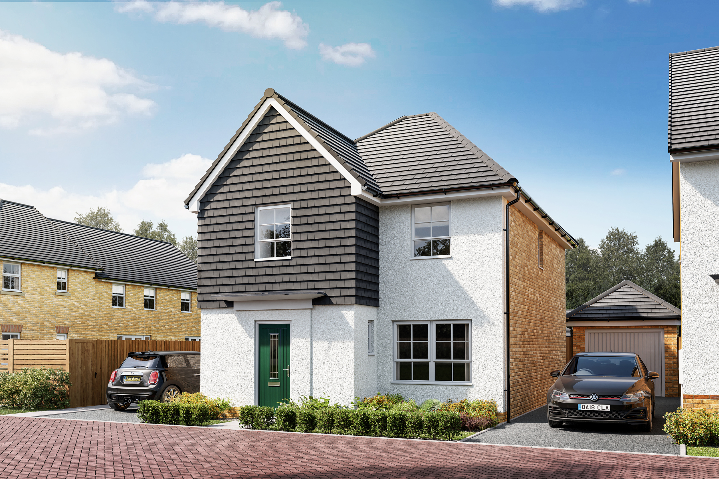 Illustrative image of the Kingsley 4 bedroom home at Pen Bethan