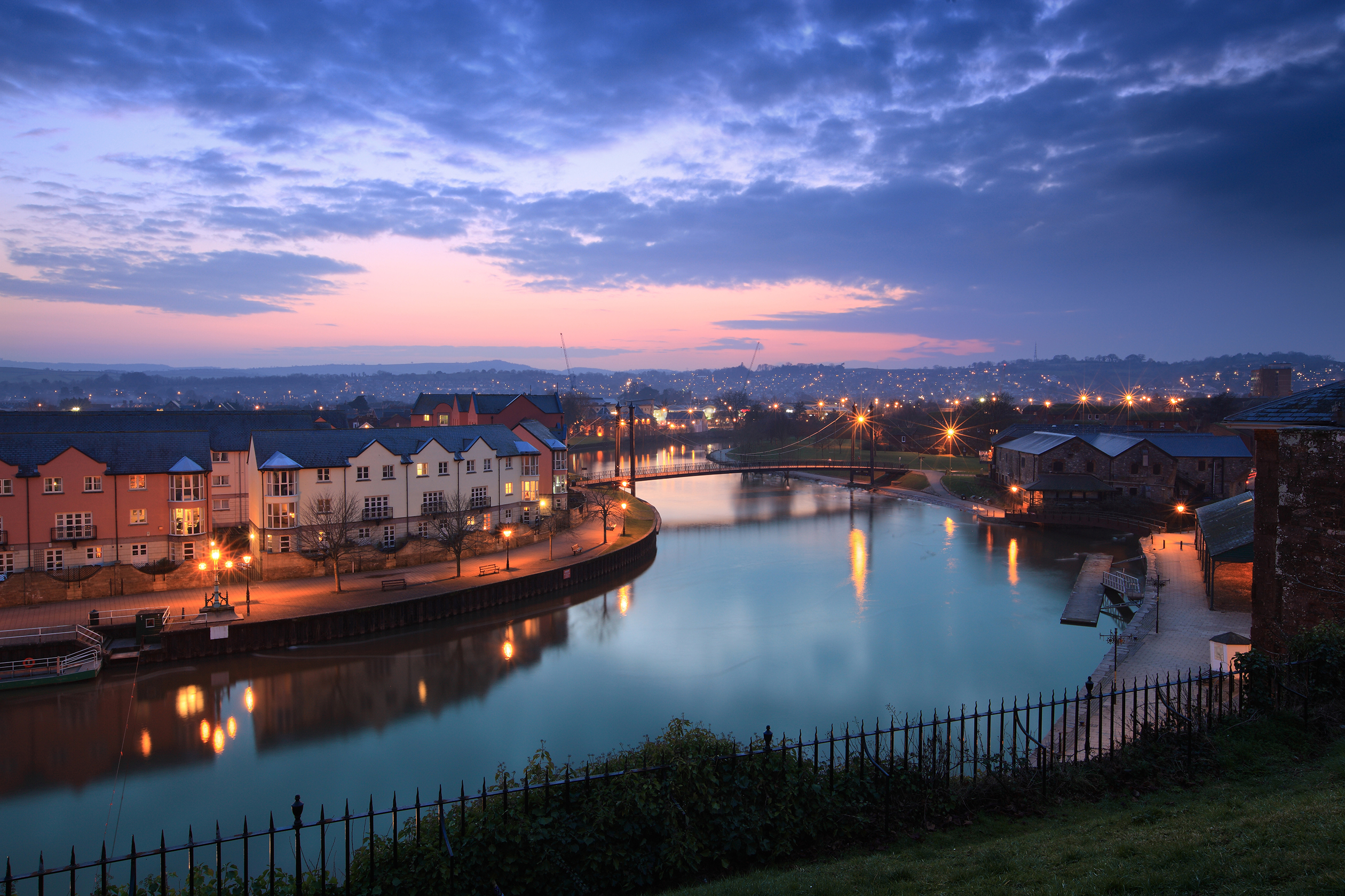 Local area image of Exeter Quay at sunset