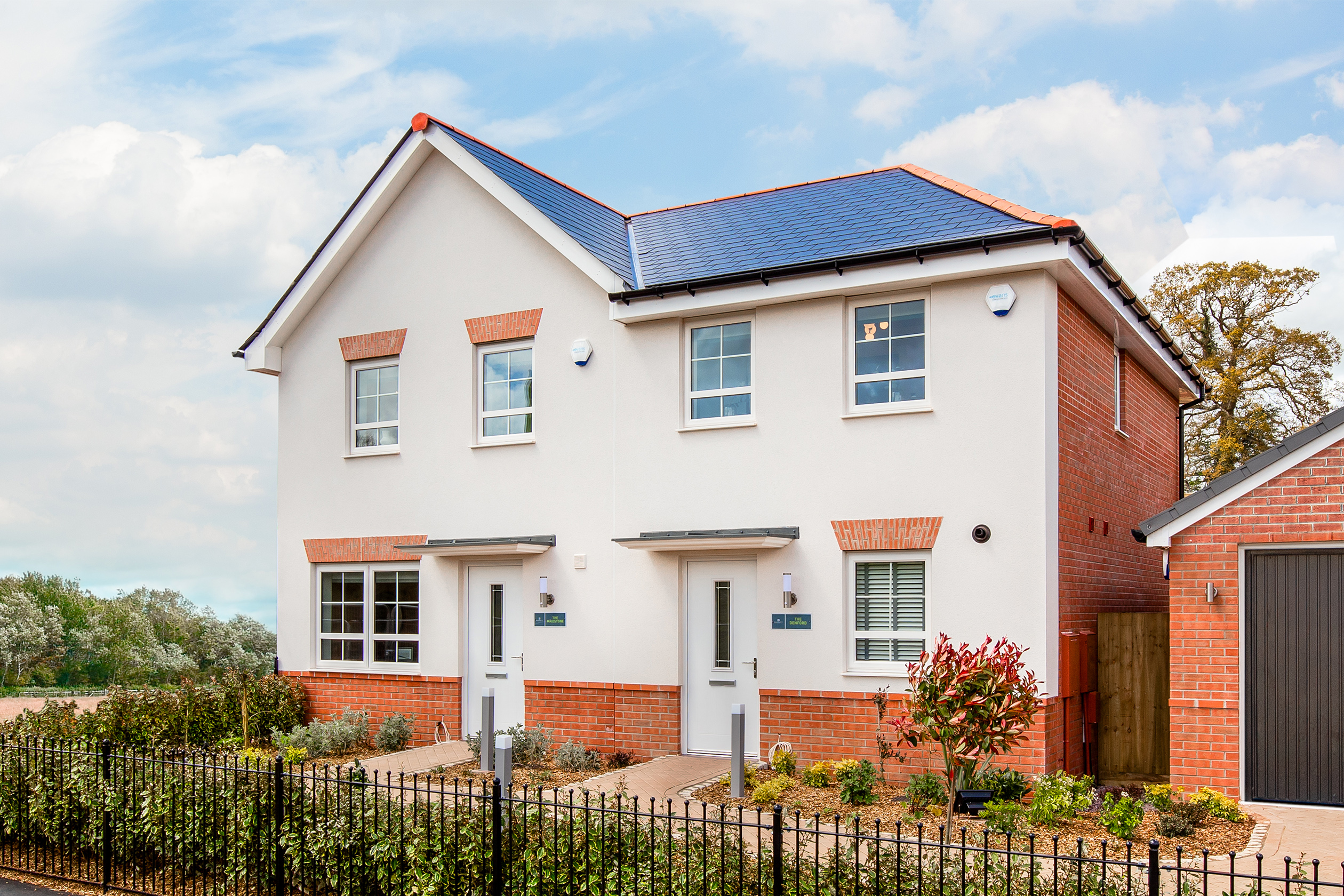 External image of the Maidstone and Denford show homes at Victoria Heights