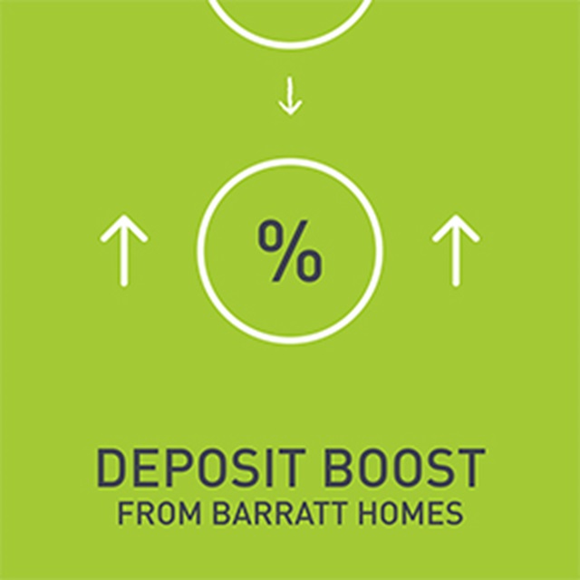 Barratt Homes Deposit Boost Graphic