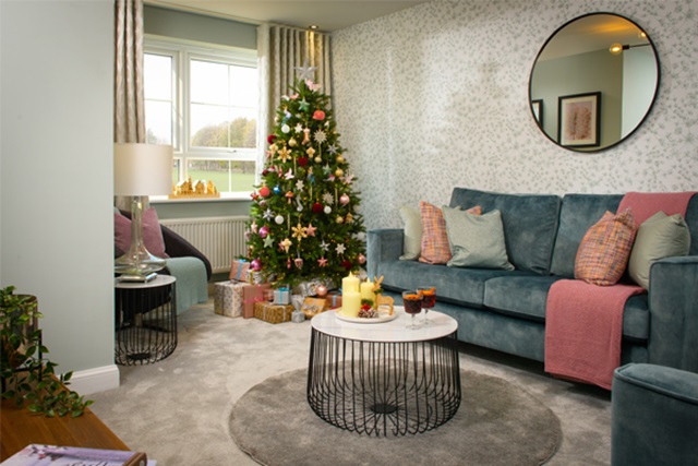 Christmas image of the Maidstone 3 bedroom home