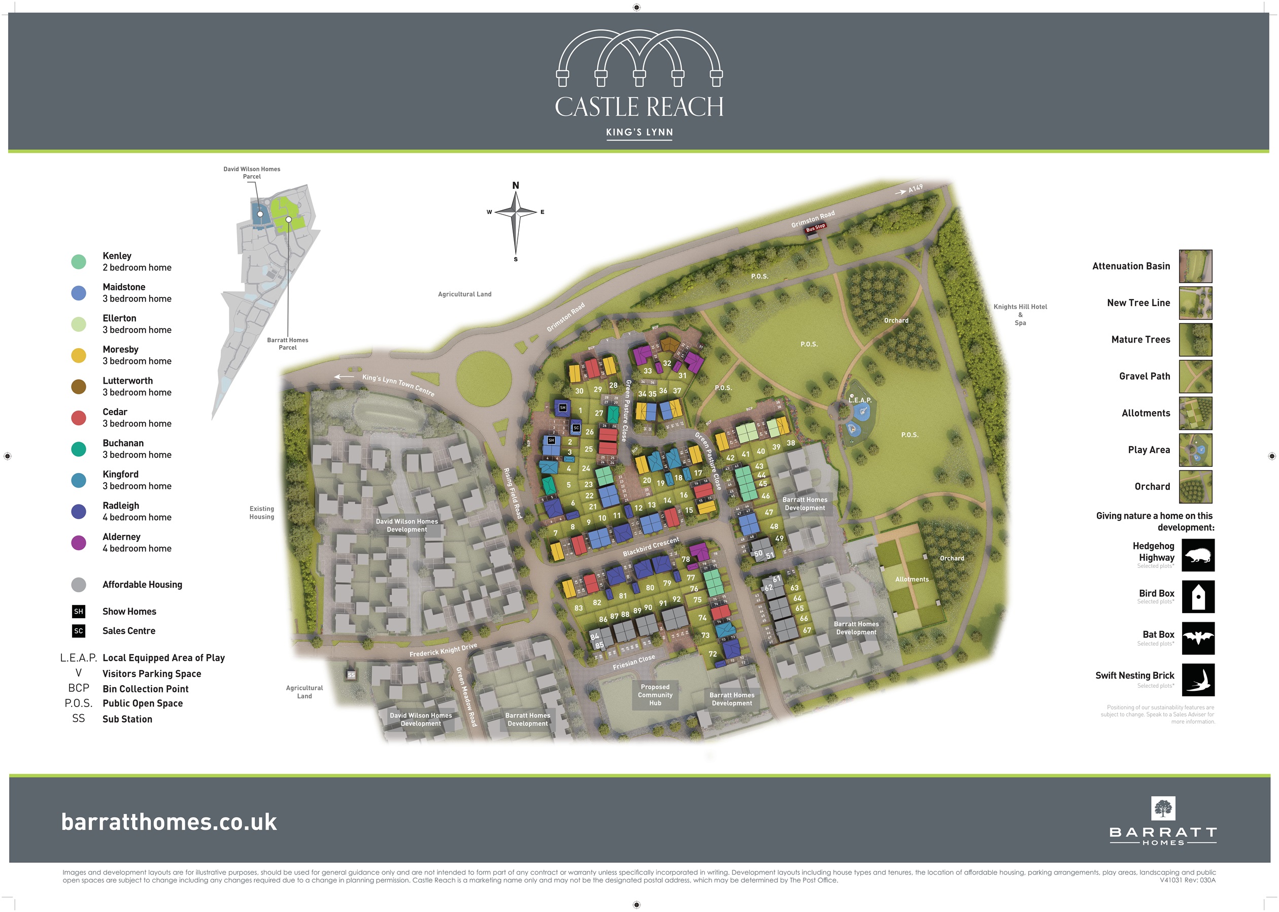 Castle Reach site plan