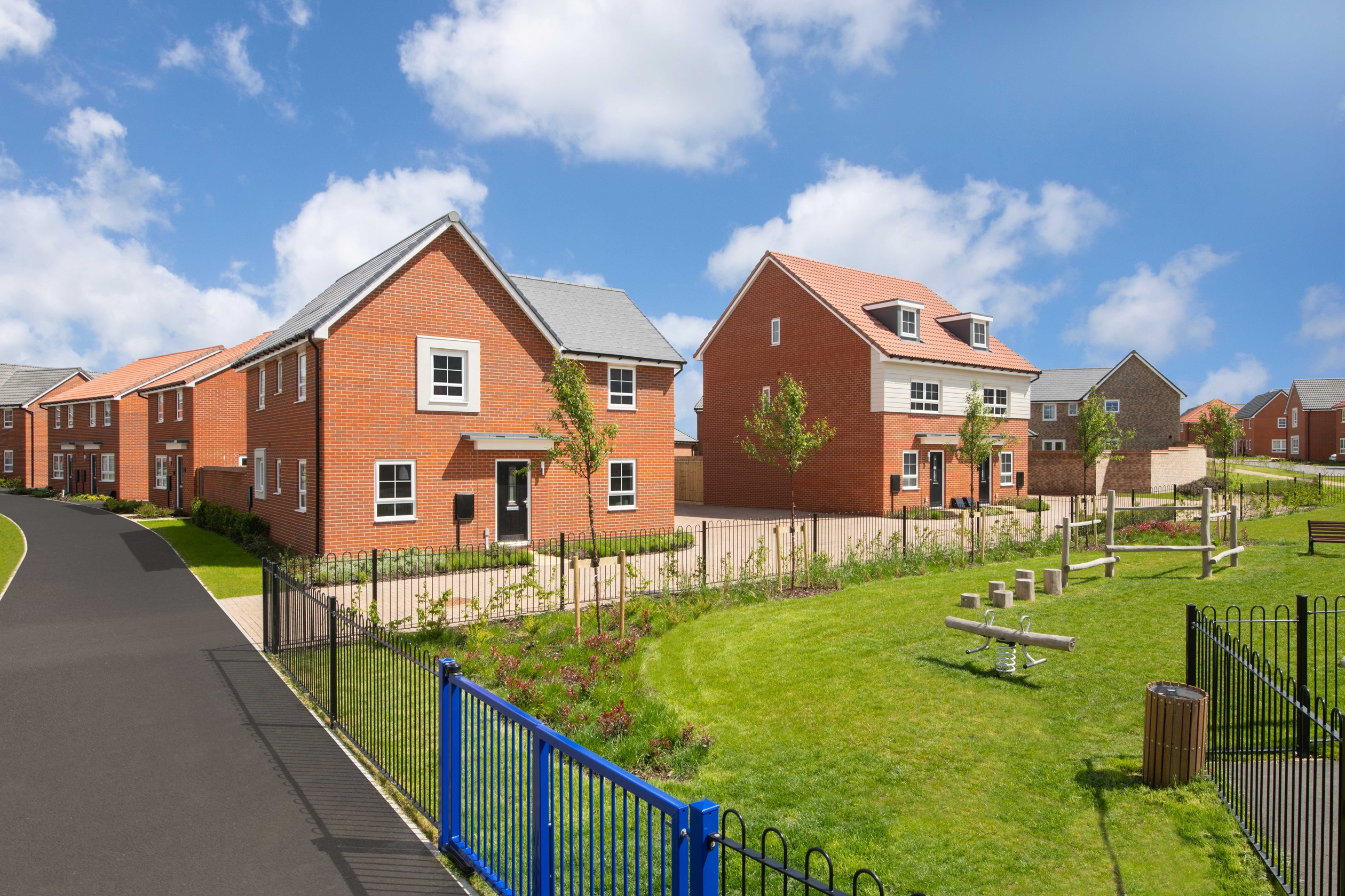 Cringleford Heights Alderney & Kingsville Street Scene