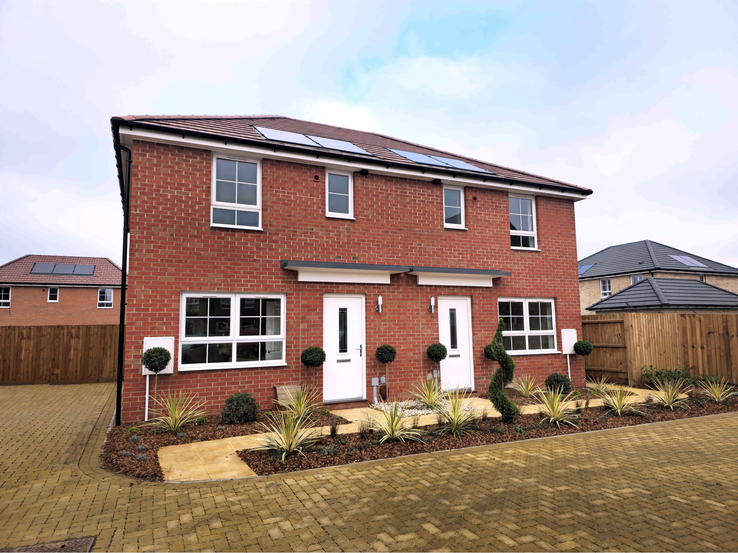 Woodland Heath Ellerton semi-detached homes