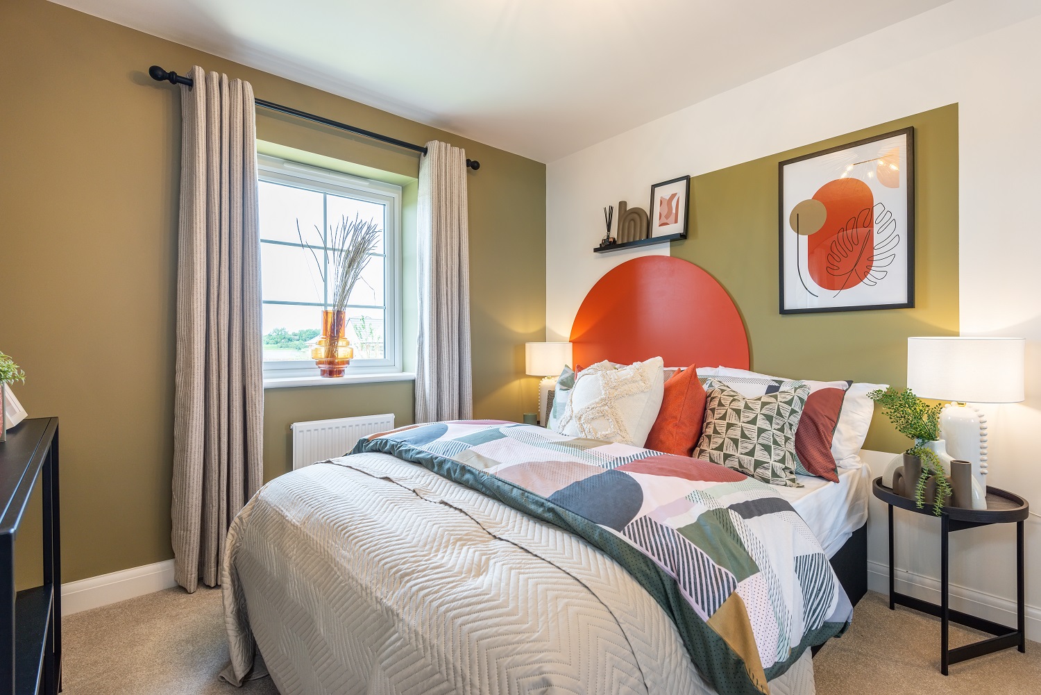 Brancaster Show Home double bedroom at Hampton Beach