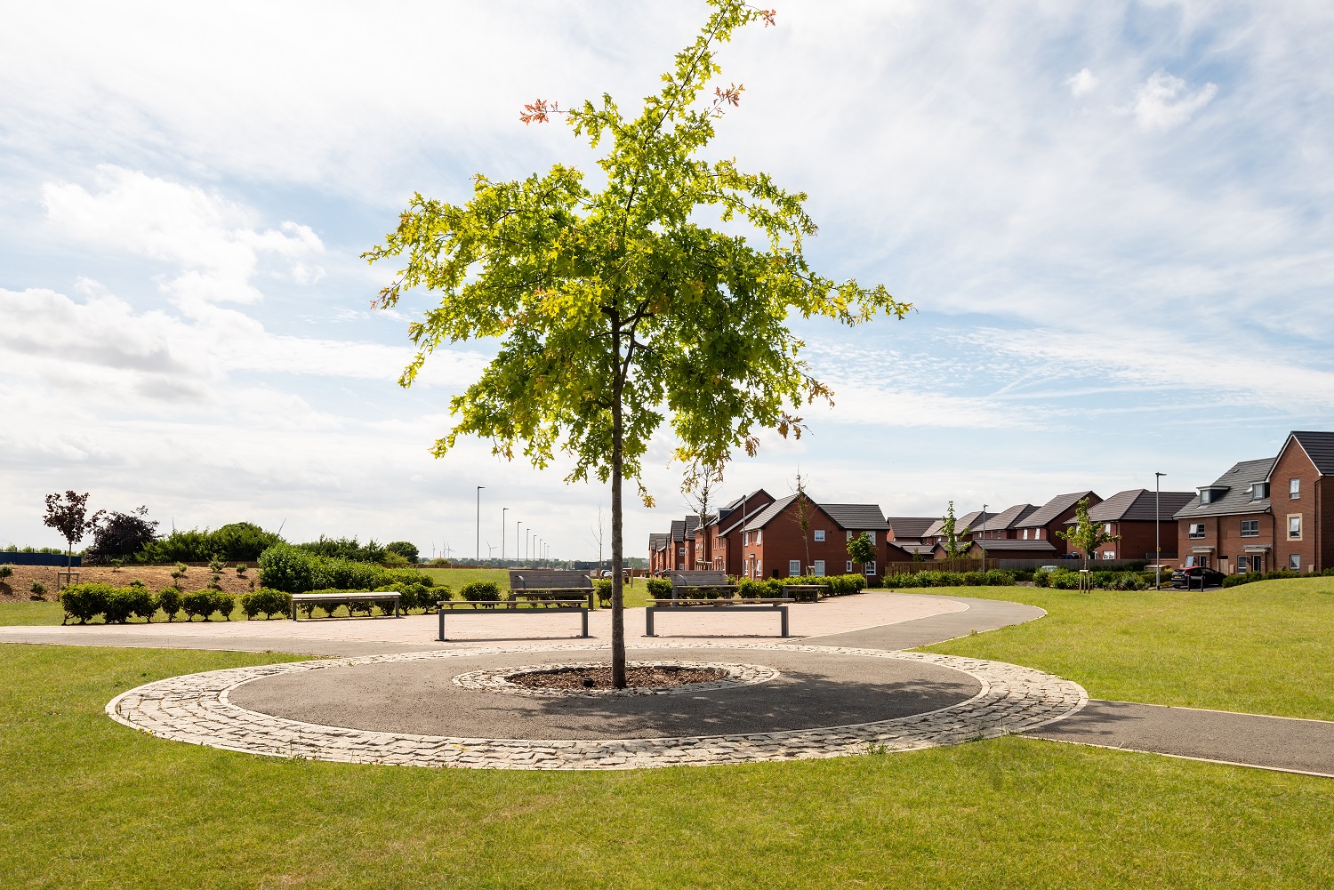 Green open space at Bertone Gardens, Hanwood Park