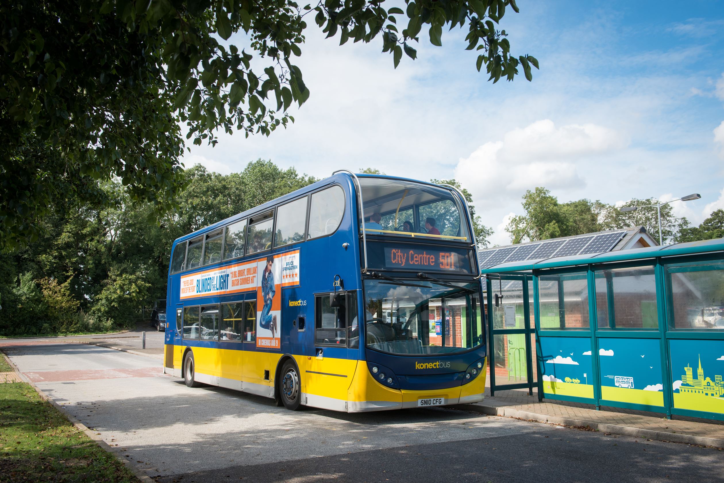 Park and Ride Local area photography near Cringleford Heights David Wilson and Barratt