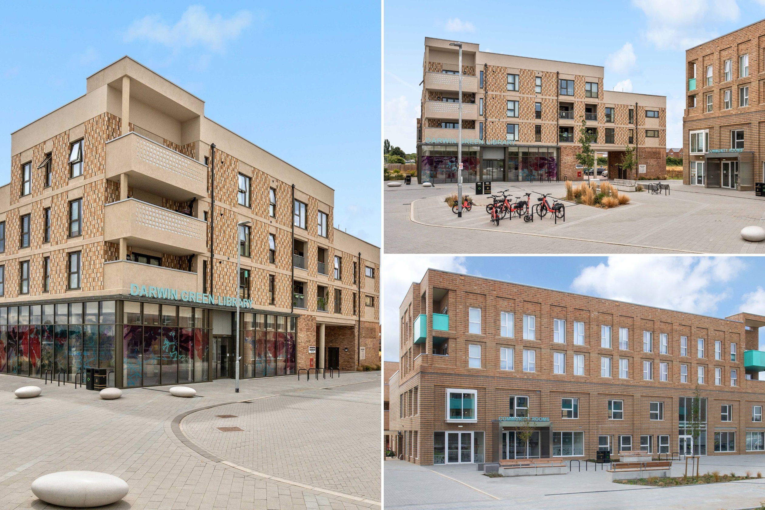 Darwin Green local centre in Cambridge