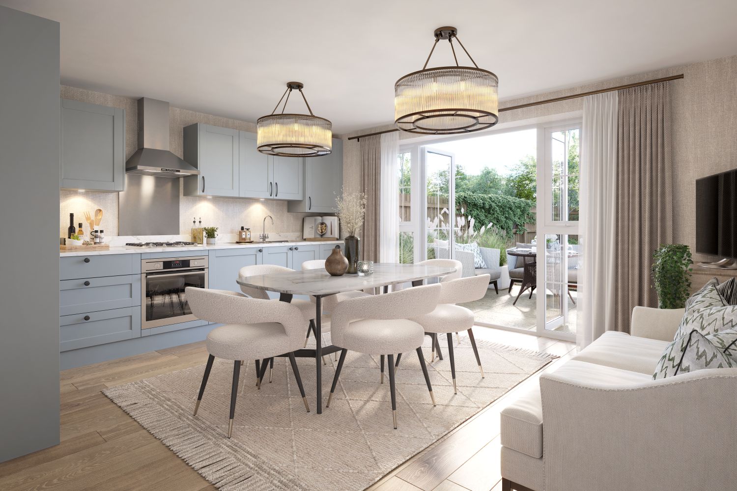 OPEN-PLAN KITCHEN DINER IN THE LAKENHEATH