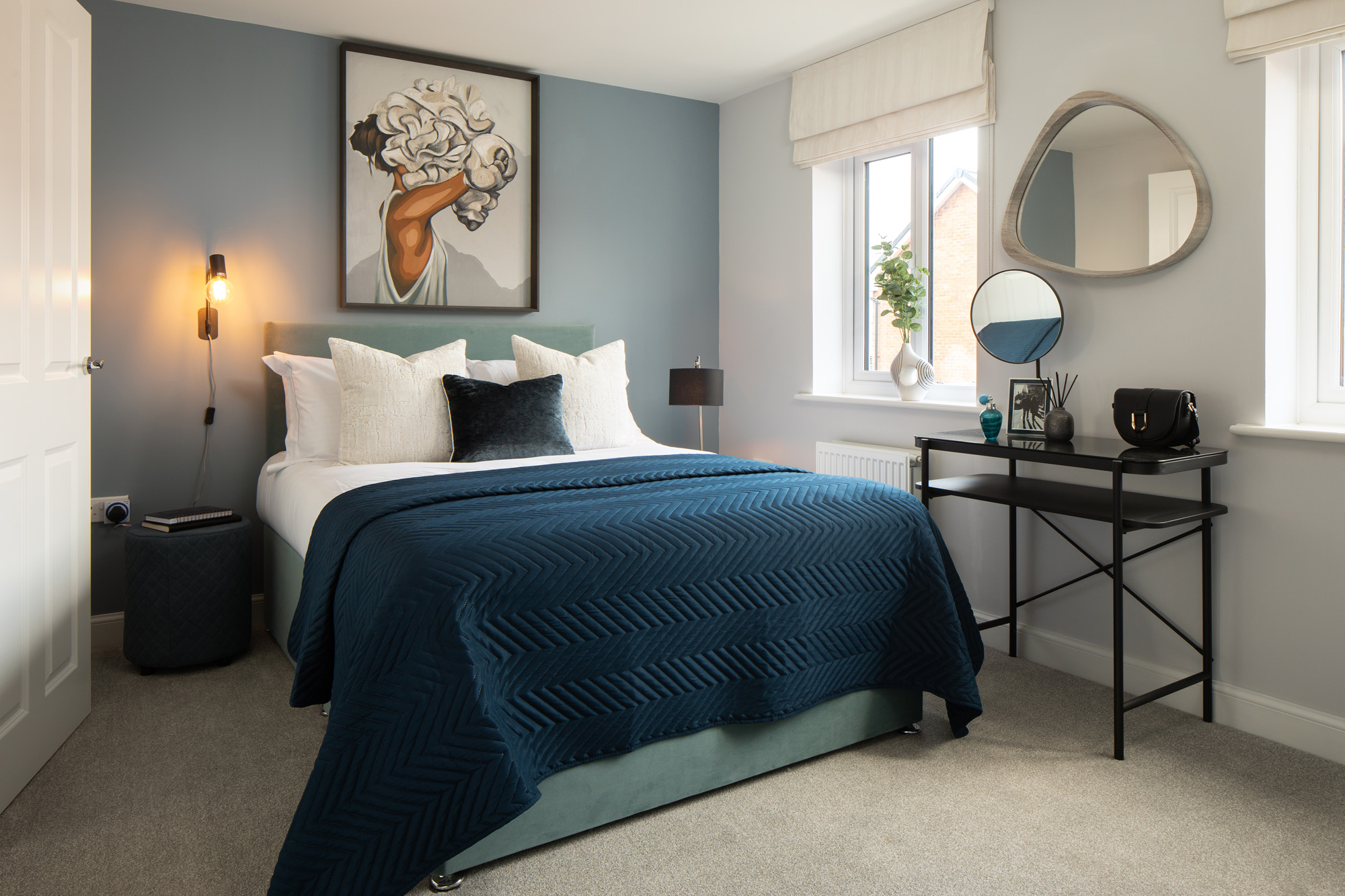 Norbury show home bedroom