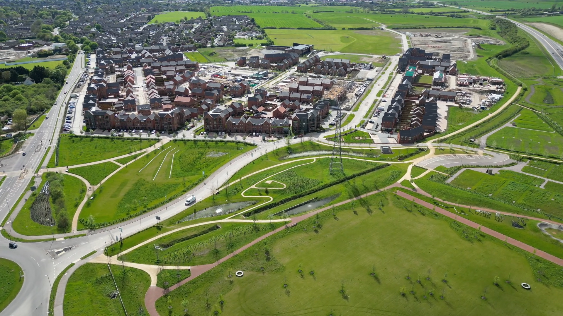 linmere barratt aerial shot