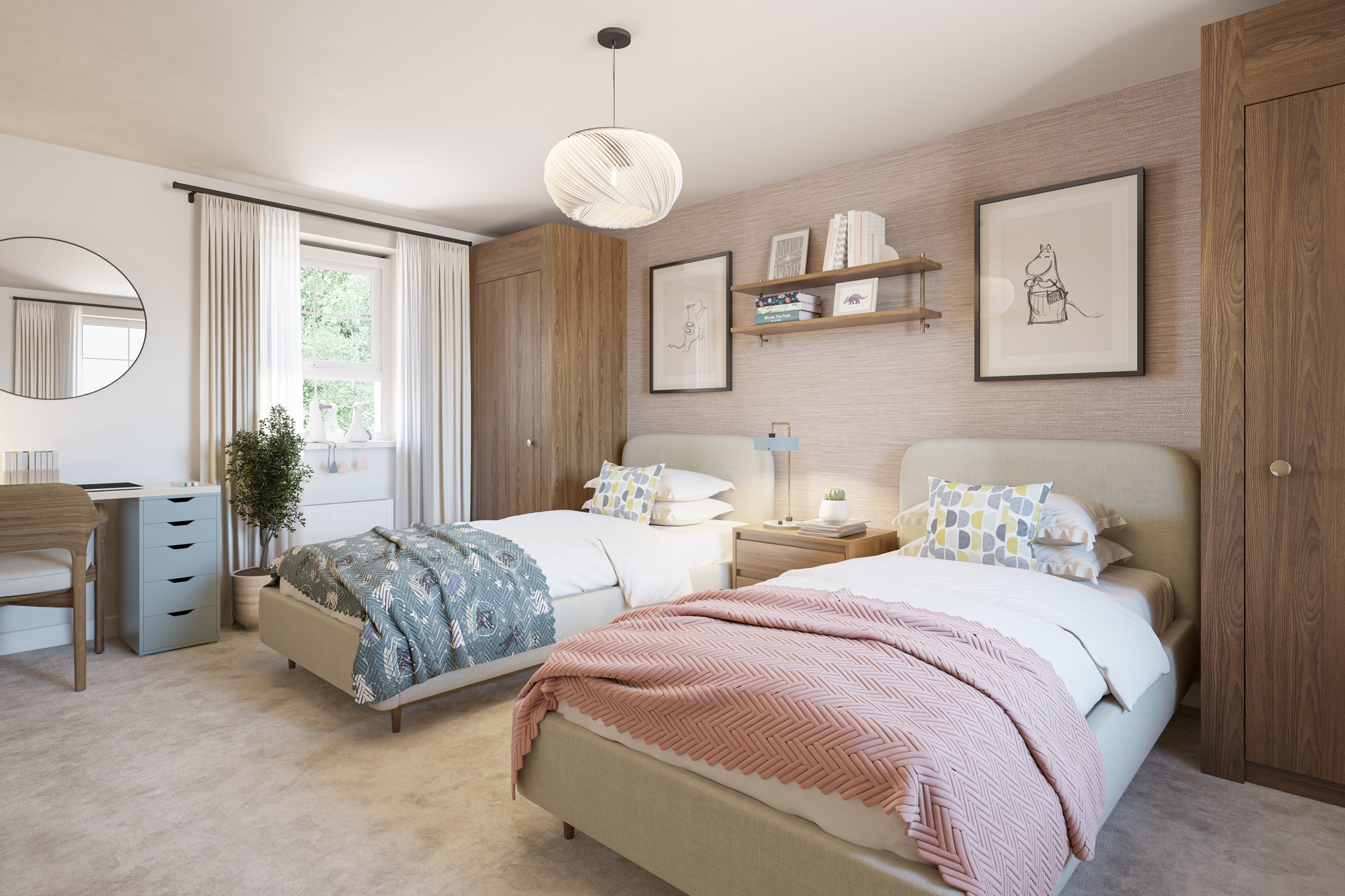 Milfield second bedroom