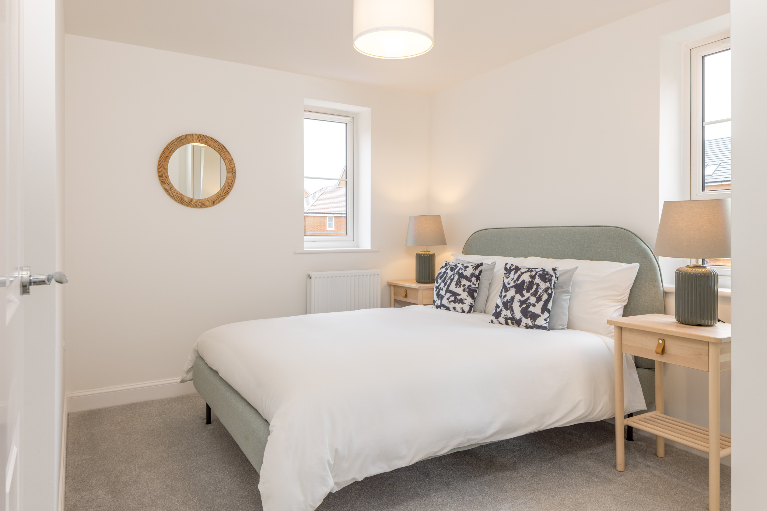 Dual aspect bedroom in the Loughton