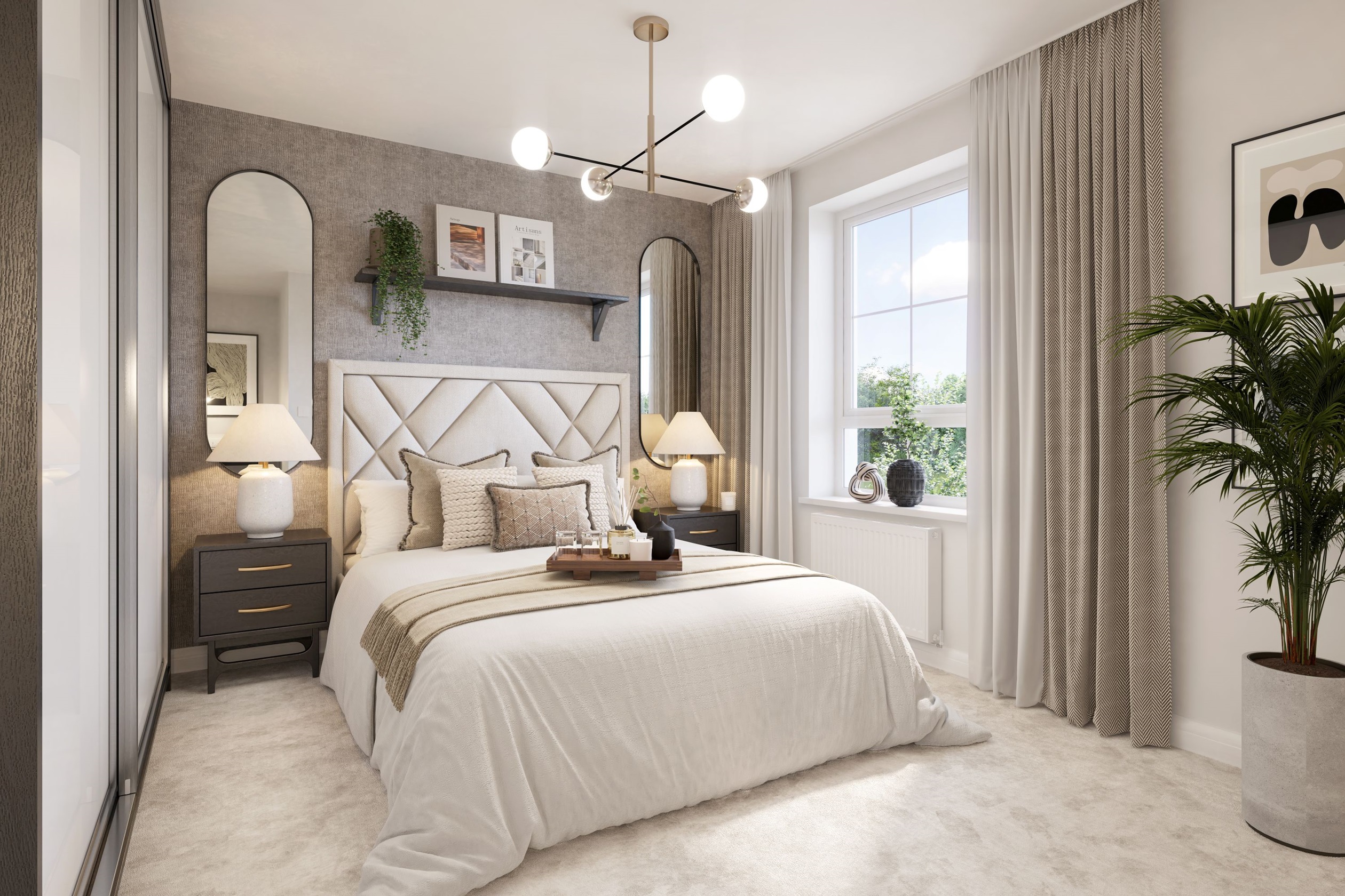 Main bedroom in the 3 bedroom Maidstone