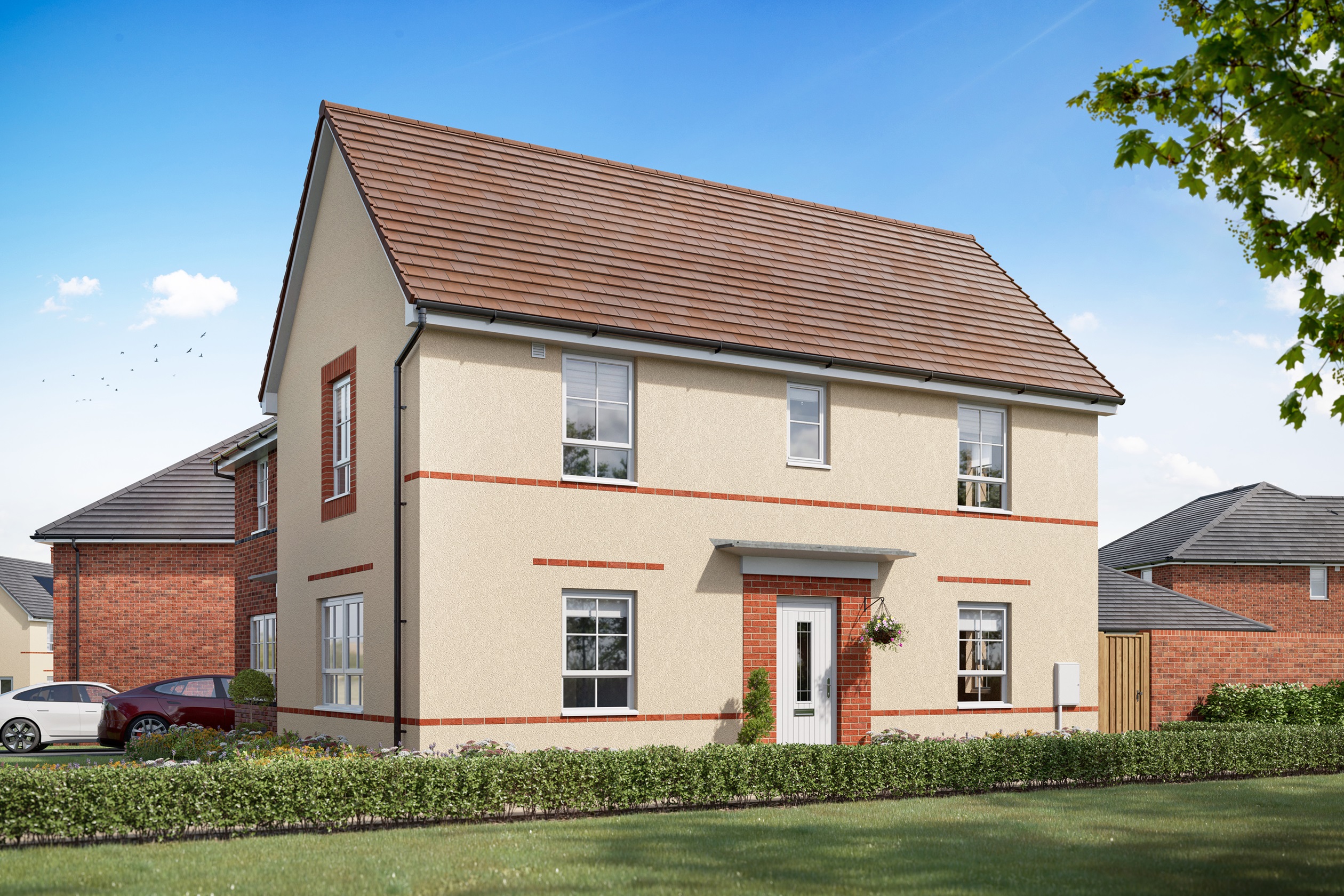 Outside of the 3 bedroom semi detached Moresby at Cuckoo Fields