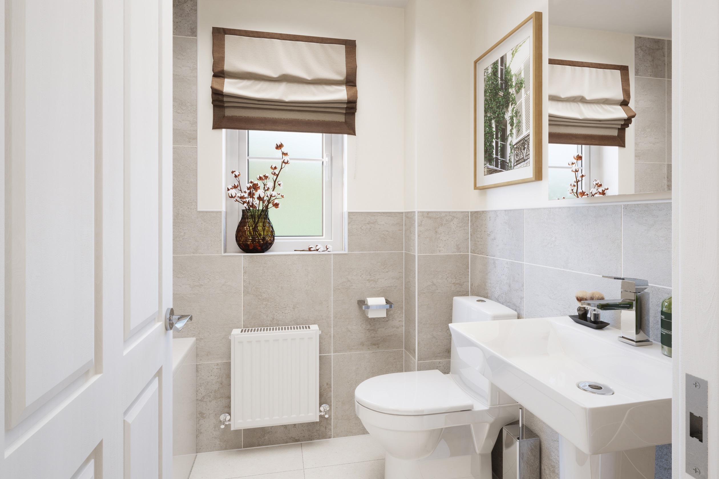 Family bathroom in a 4 bed Chester