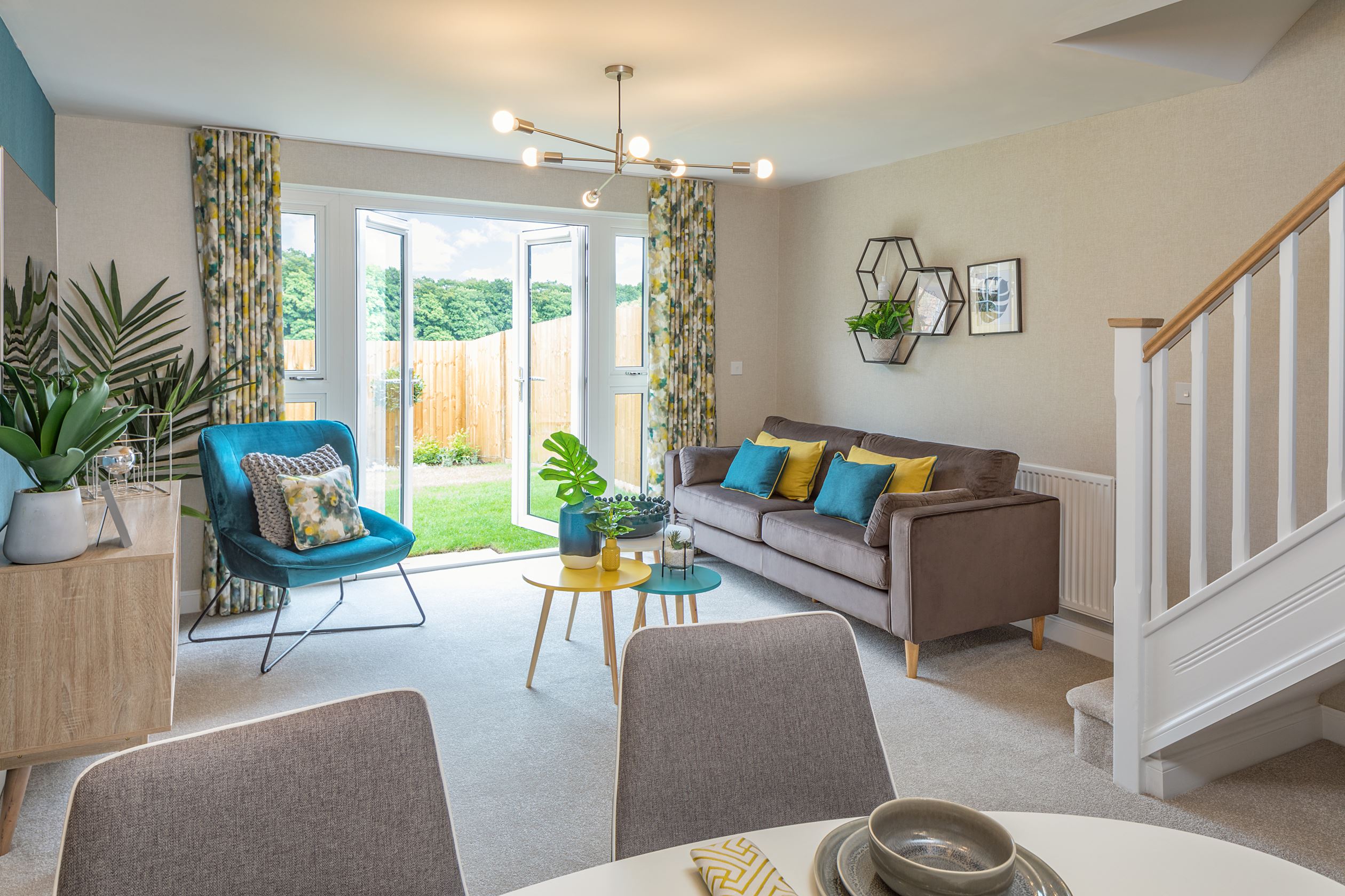 Living and dining room