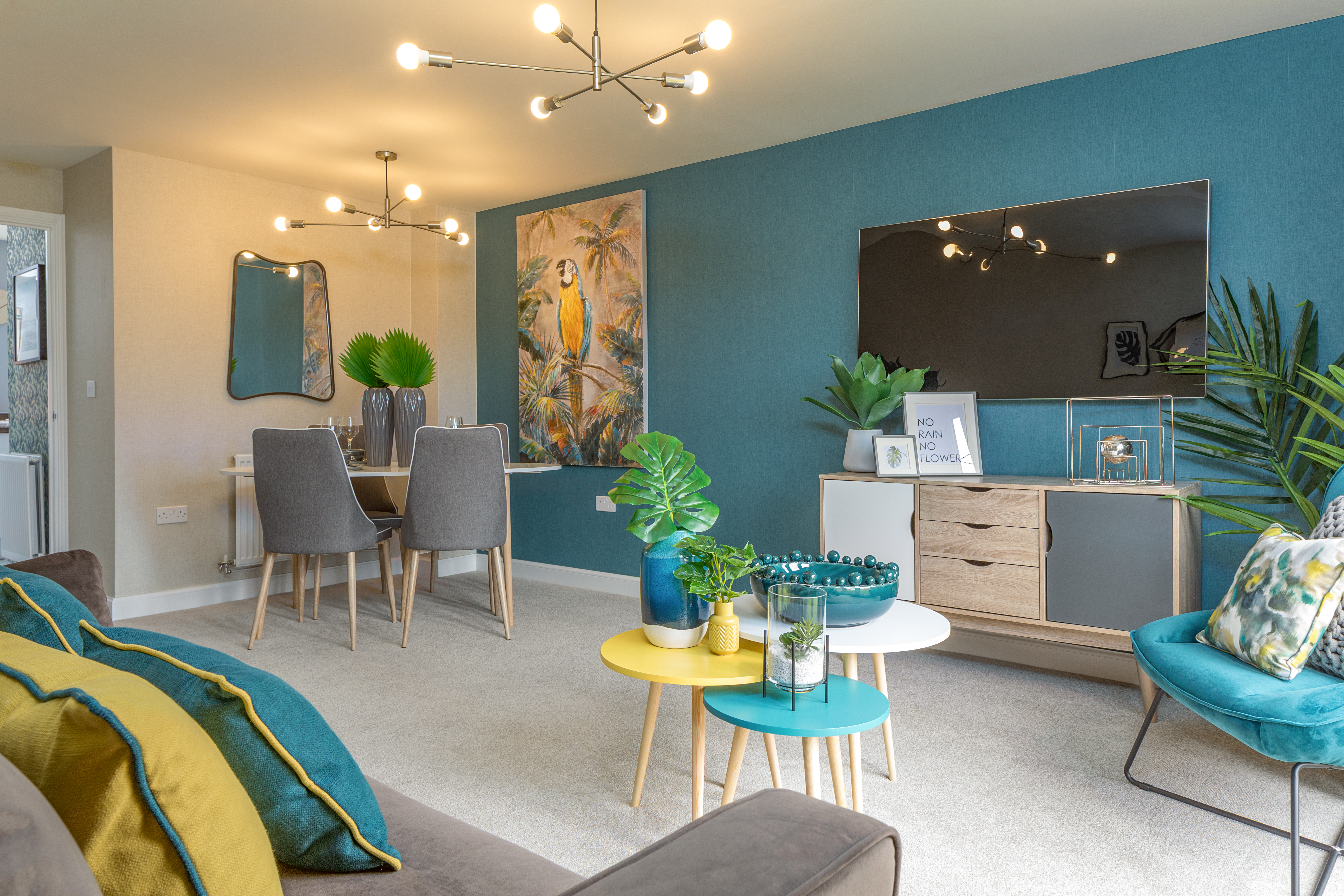 Living and dining room