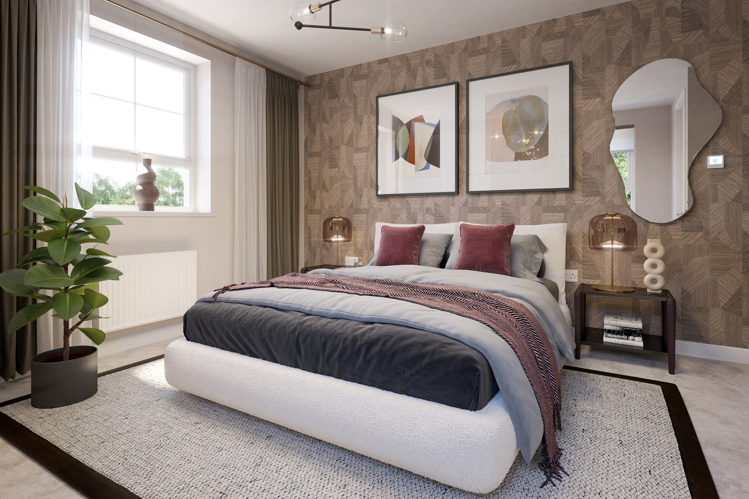 Main bedroom in the 4 bedroom Kelling