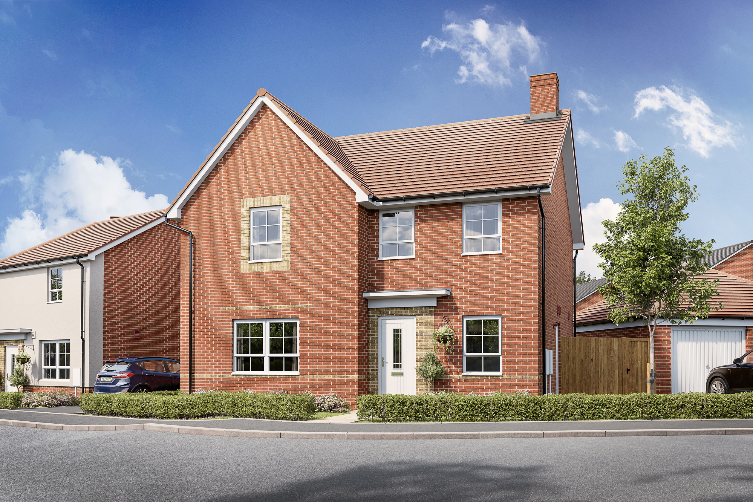 Outside of the 4 bedroom Rowan at Hawthorn Grove