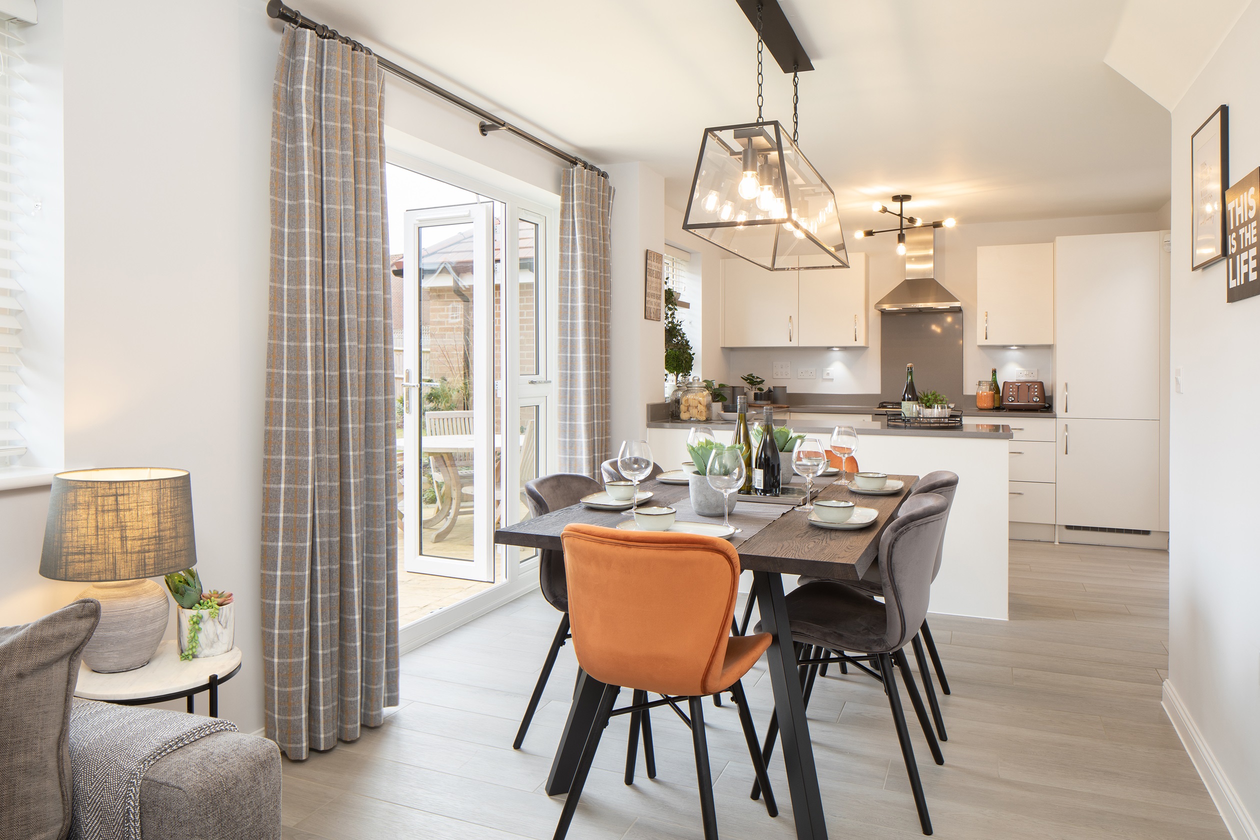 Kitchen and dining room