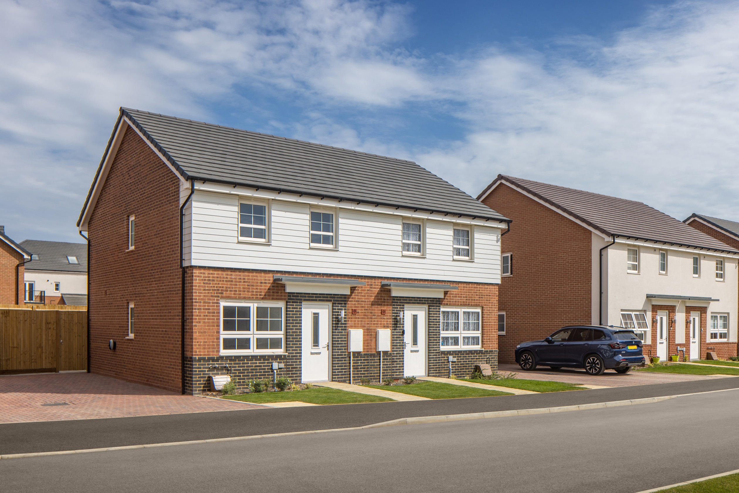 The 3 bedroom Maidstone and Ellerton house types at Ryebank Gate