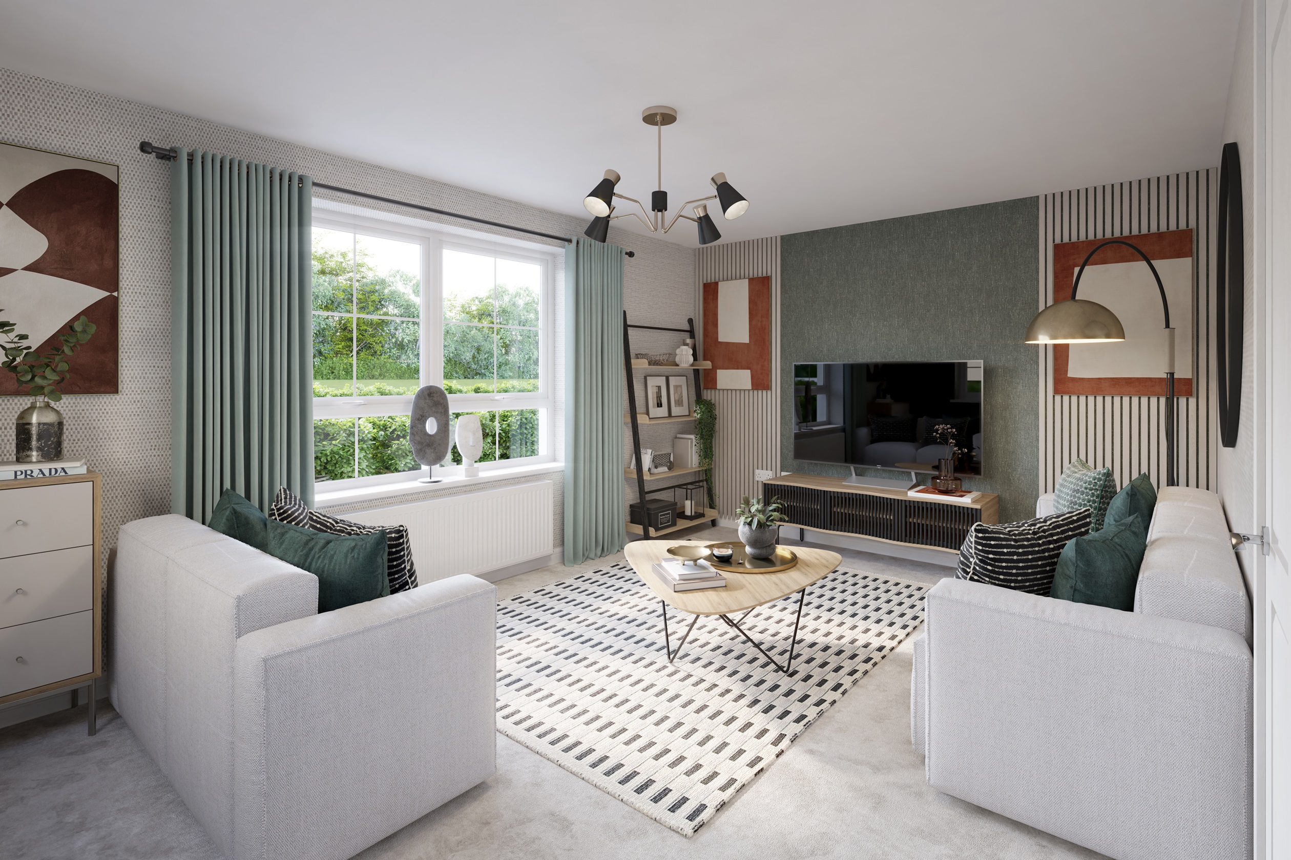 Living room in a 3 bed home