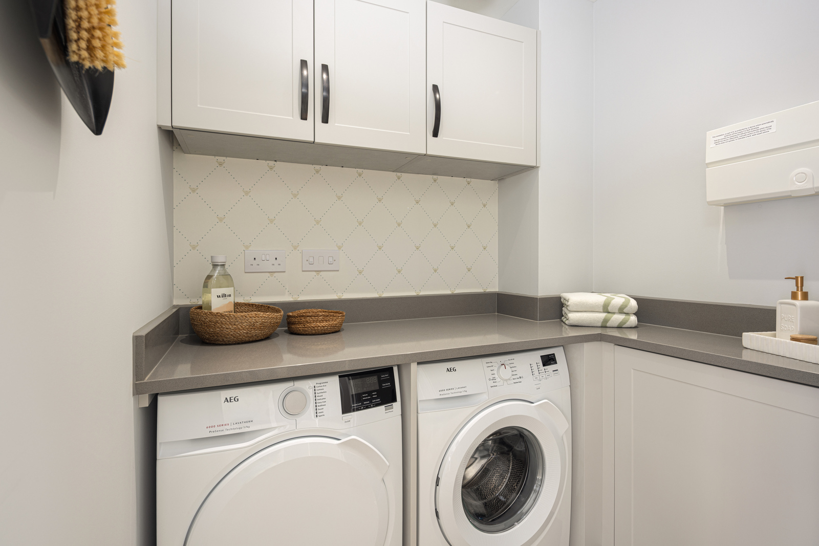 Utility room of the Charnwood at Kingfisher Park 